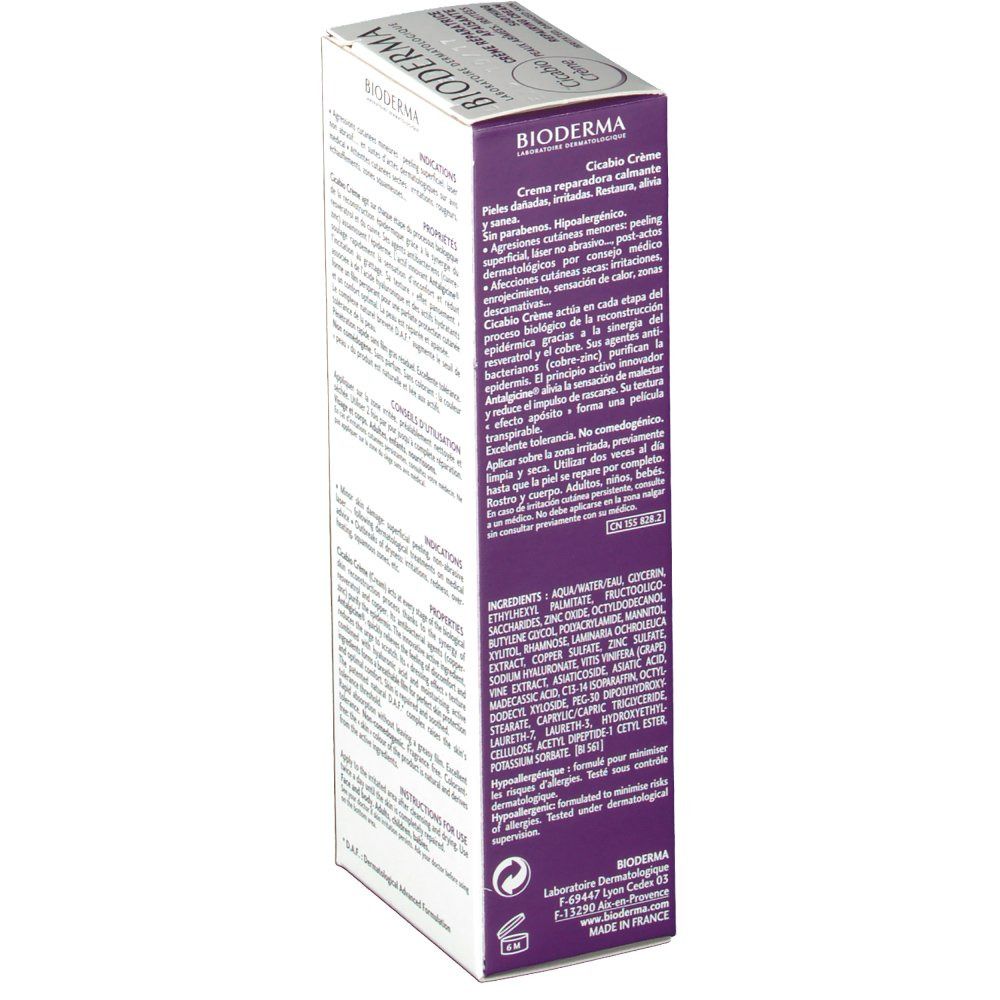 Bioderma Cicabio crème réparatrice apaisante