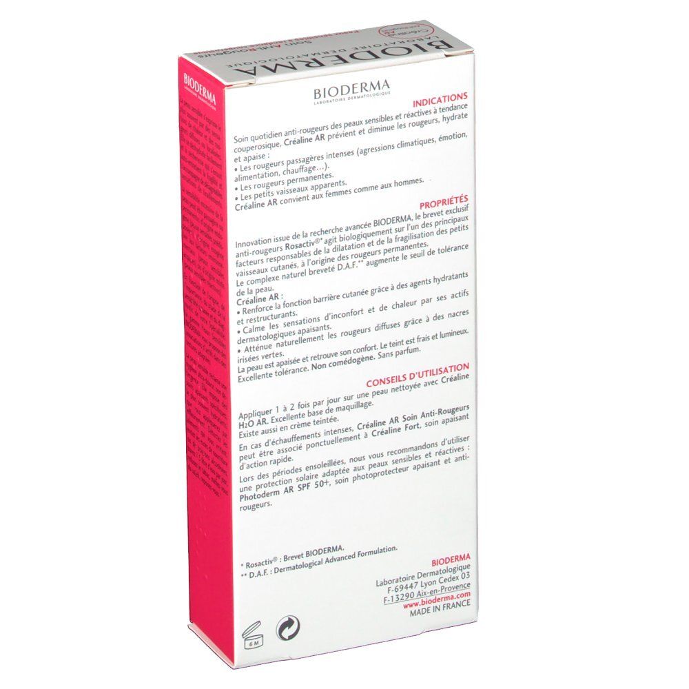 Bioderma Créaline AR crème soin anti-rougeurs