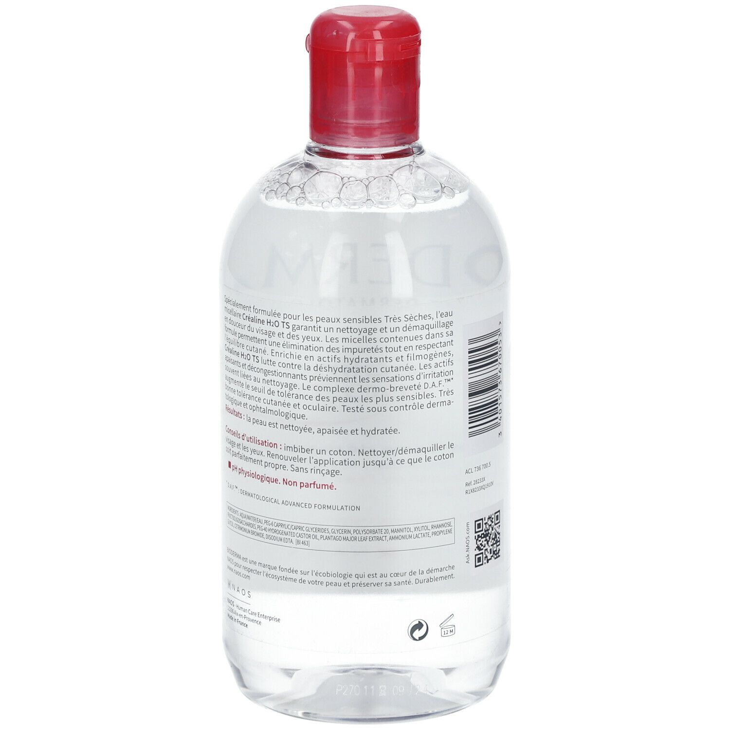 BIODERMA Créaline H2O TS solution micellaire