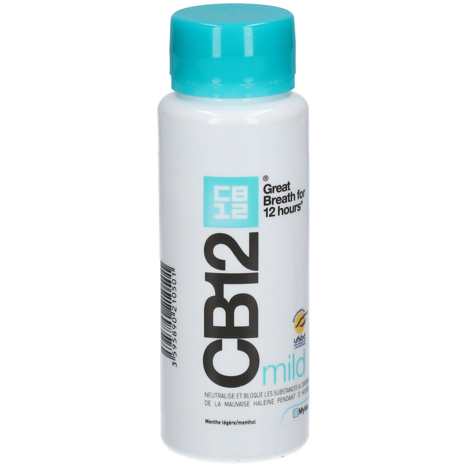 CB 12 mild bain de bouche menthe légère effet 12h
