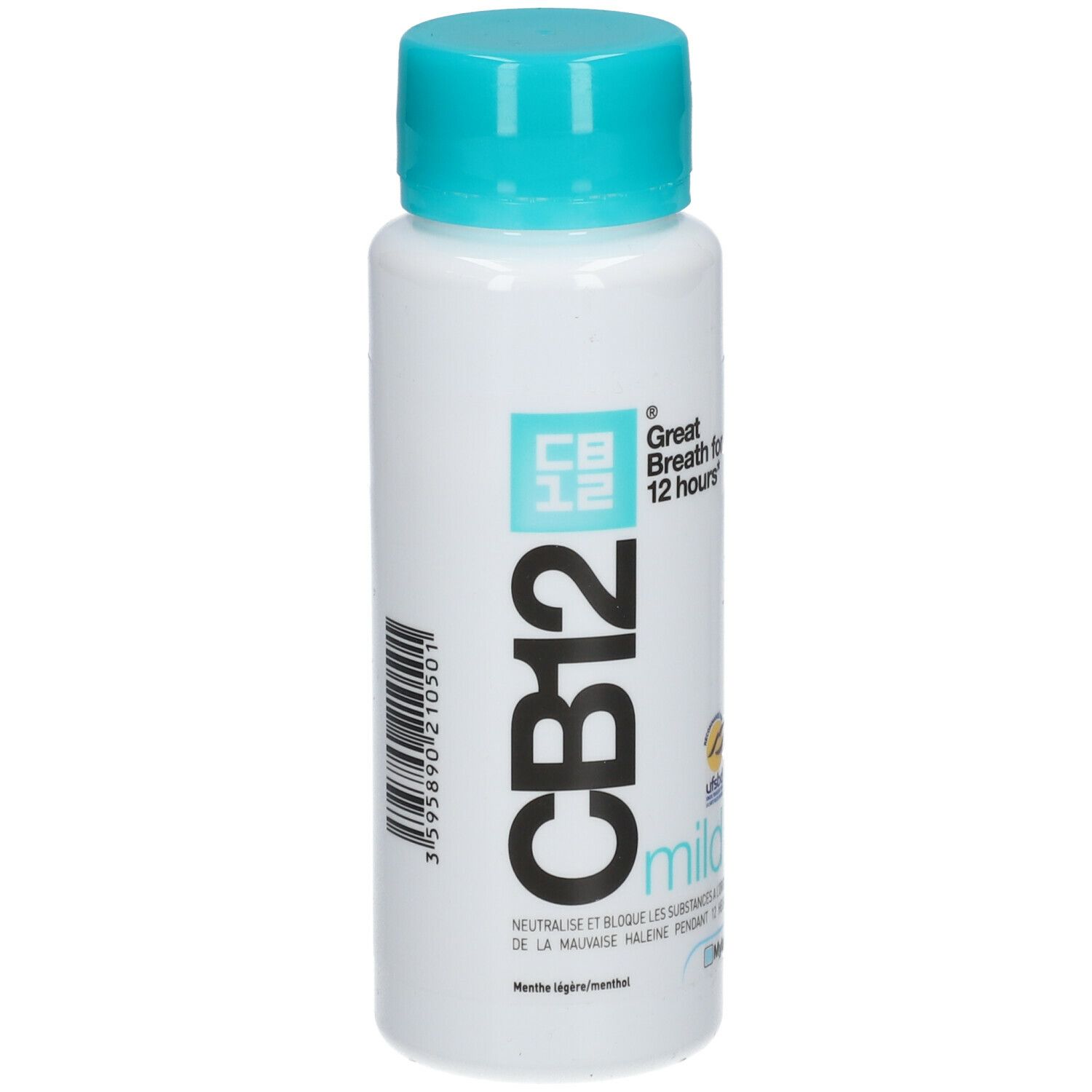 CB 12 mild bain de bouche menthe légère effet 12h
