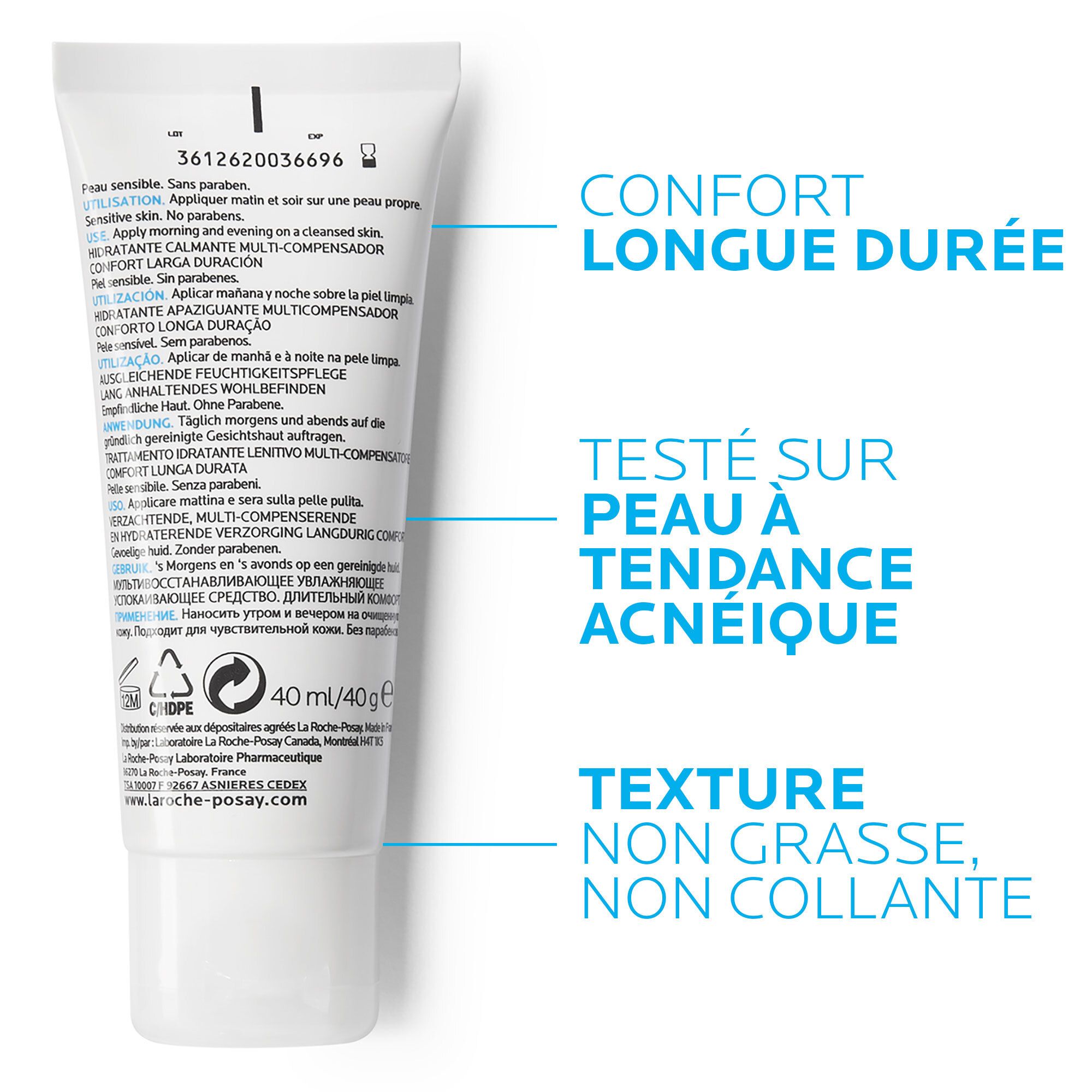 LA ROCHE POSAY EFFACLAR H Hydratant apaisant multi-compensateur