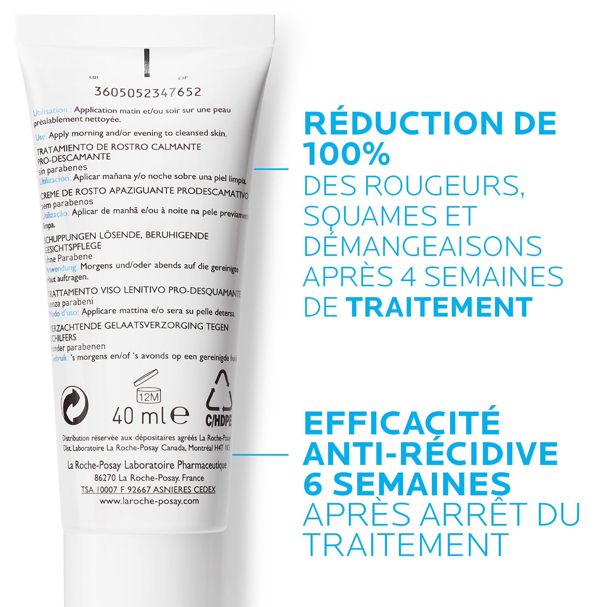 LA ROCHE POSAY Kerium DS Crème apaisante 40 ml - Redcare Pharmacie