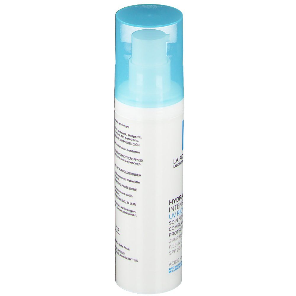 Dos du flacon blanc avec texte. Contient des informations sur l'utilisation et les ingrédients. 50ml/1.69 FL.OZ.