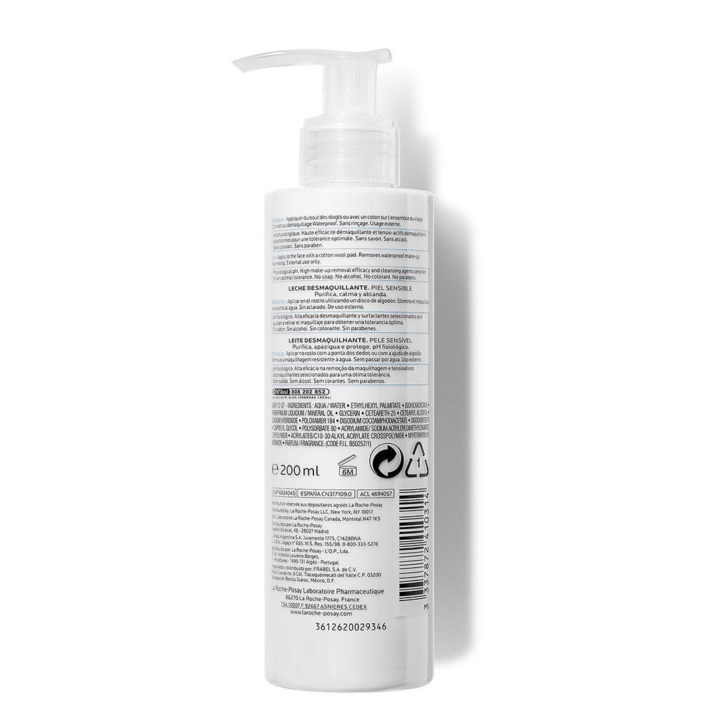 LA ROCHE POSAY Lait démaquillant physiologique