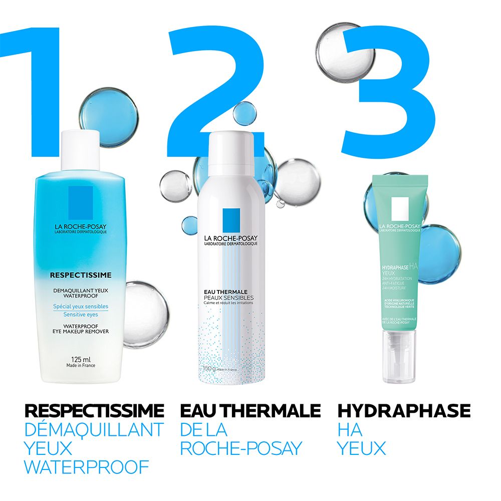 LA ROCHE POSAY RESPECTISSIME Lotion démaquillante yeux waterproof