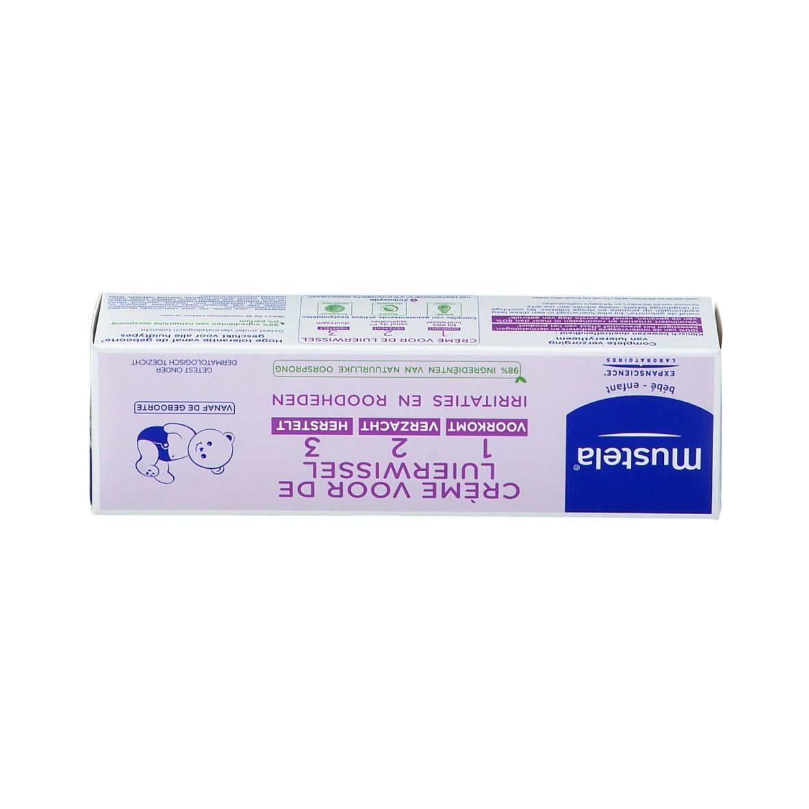 mustela® Crème change  1 2 3