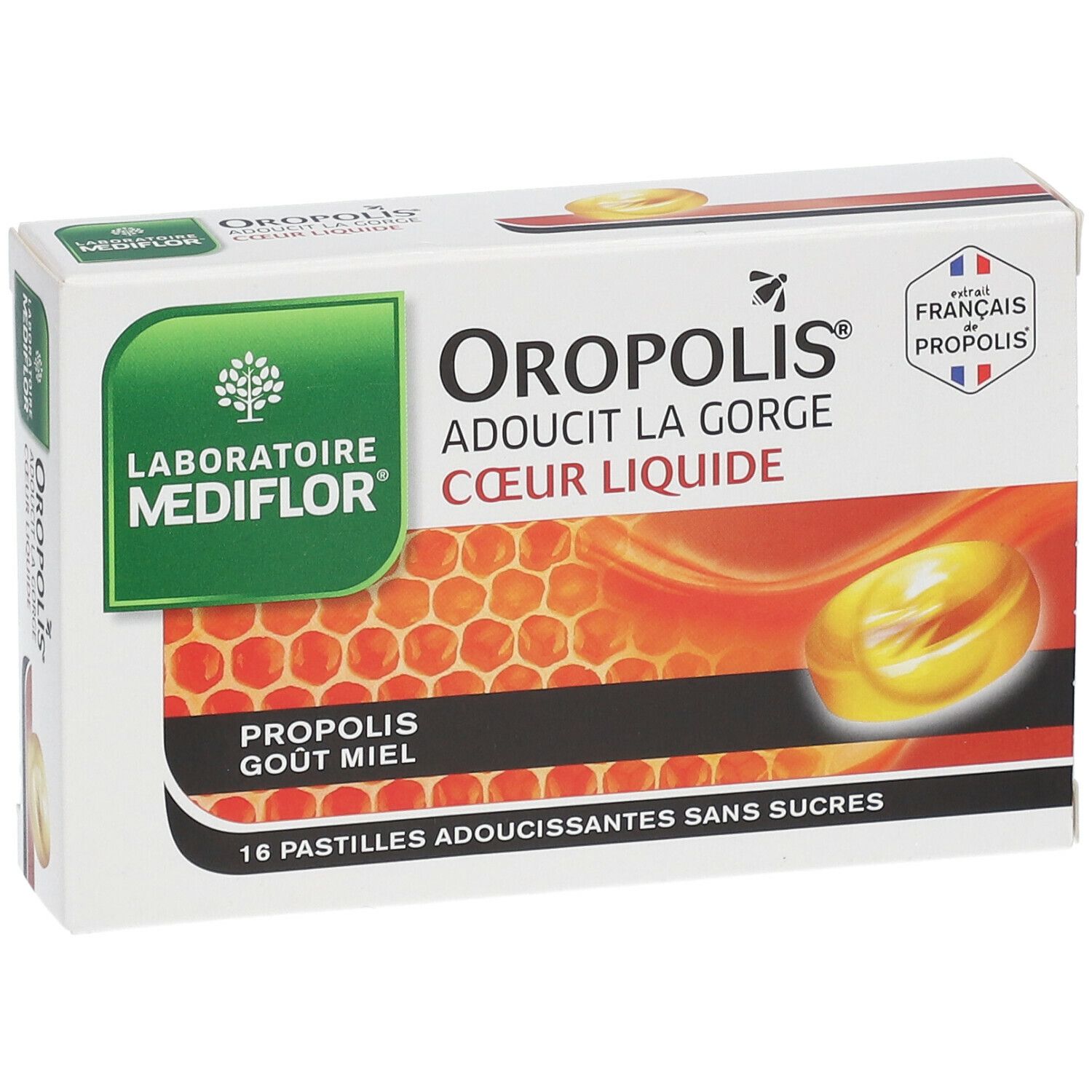 Oropolis Cœur liquide Pastilles pour la gorge