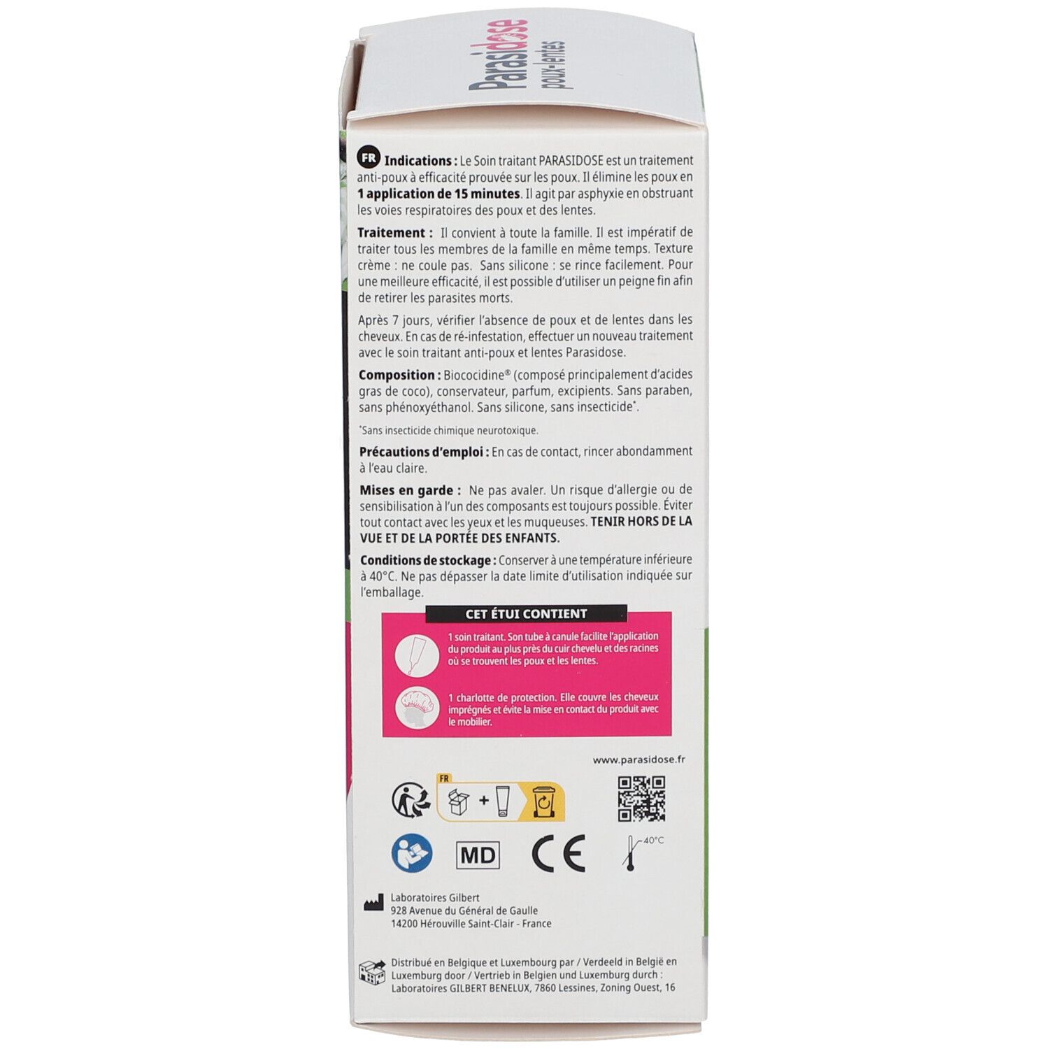 Parasidose+ Poux Lentes La Solution Express Soin Traitant