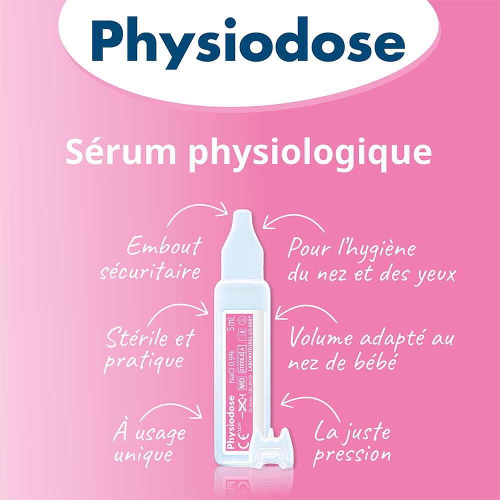 Physiodose Sérum physiologique stérile