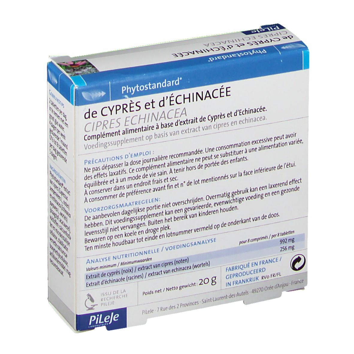 PiLeJe Phytostandard® Cyprès - Echinacée