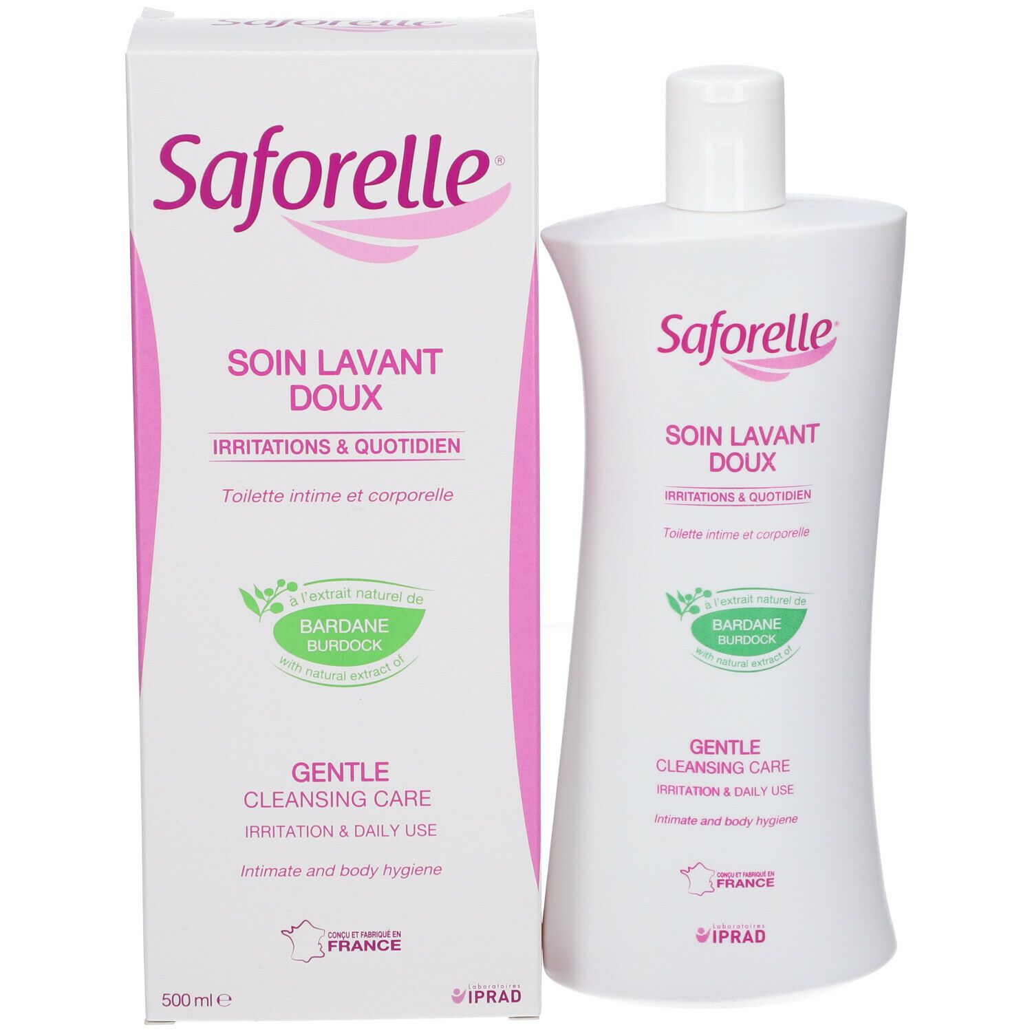 Soin lavant doux Saforelle 500ml - Toilette intime - IllicoPharma