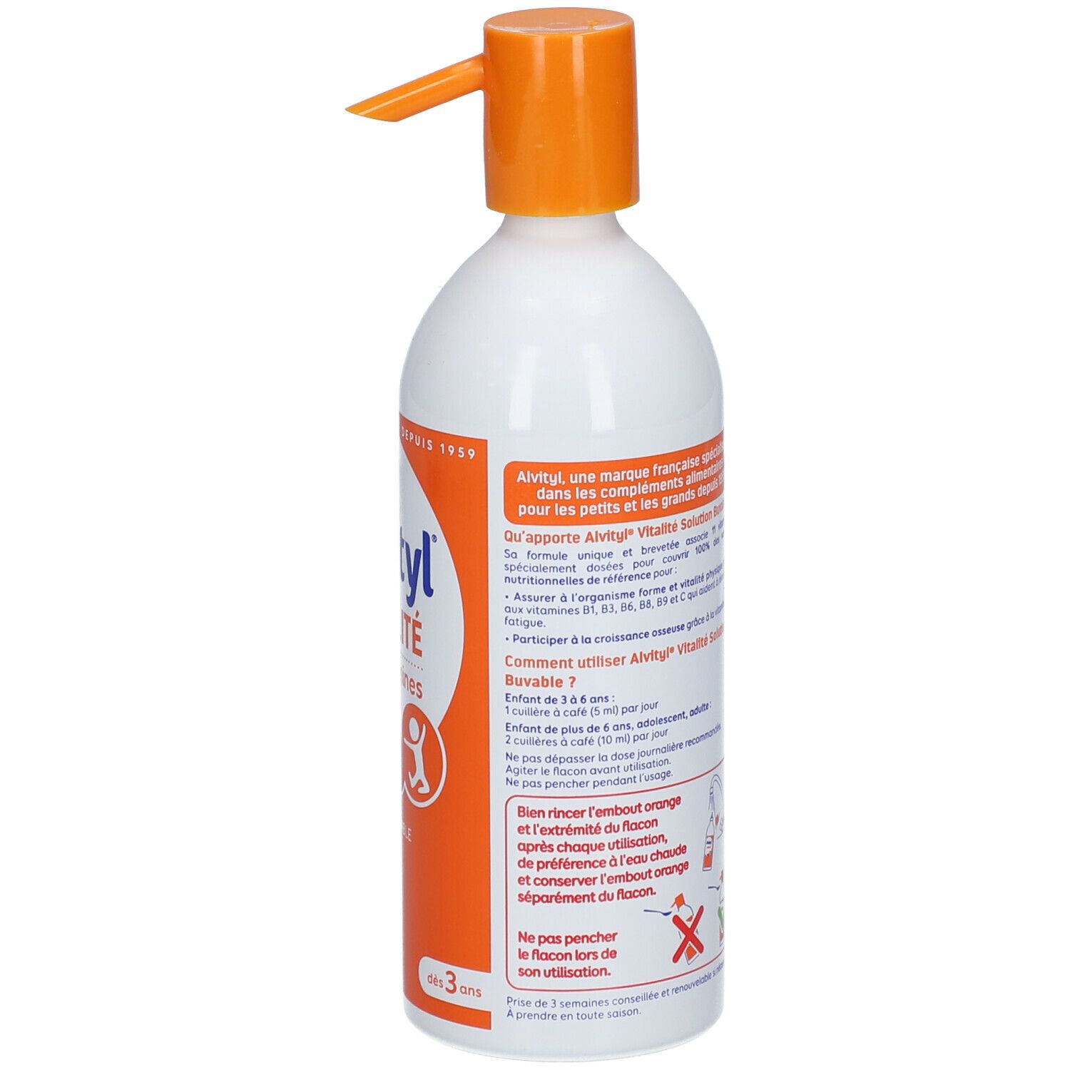 Alvityl Vitalité Solution Buvable Multivitaminée - 150ml