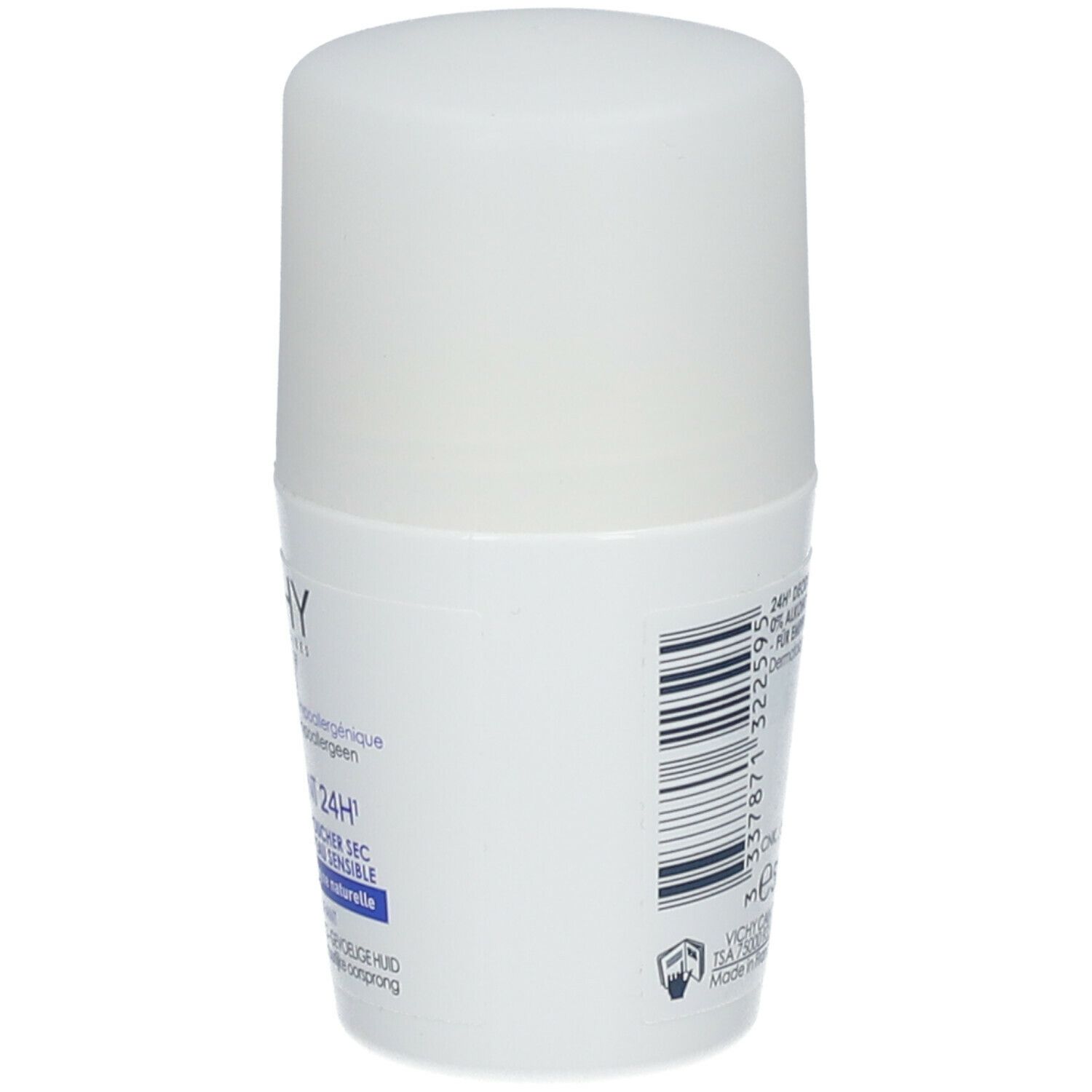 VICHY Déodorant 24H actif anti-odeur d'origine naturelle toucher sec - Roll-on