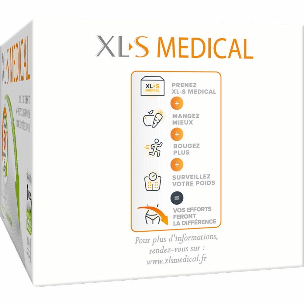 XLS Medical Capteur de Graisses Aide à la Perte de Poids 180 Comprimés