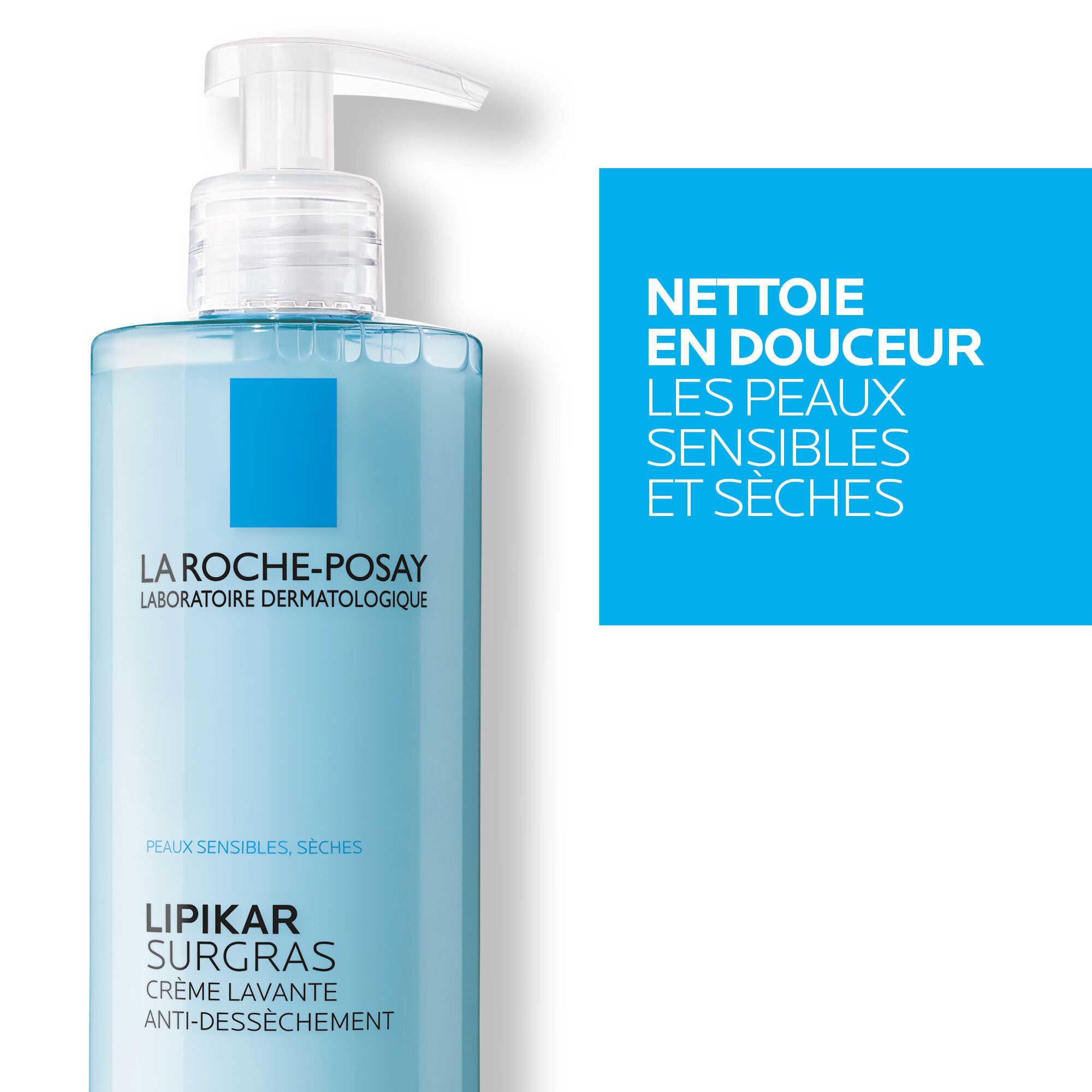 Lipikar Surgras Crème lavante anti-dessèchement 400ml