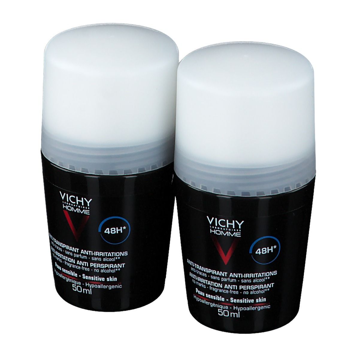 VICHY HOMME Déodorant antitranspirant 48h peaux sensibles