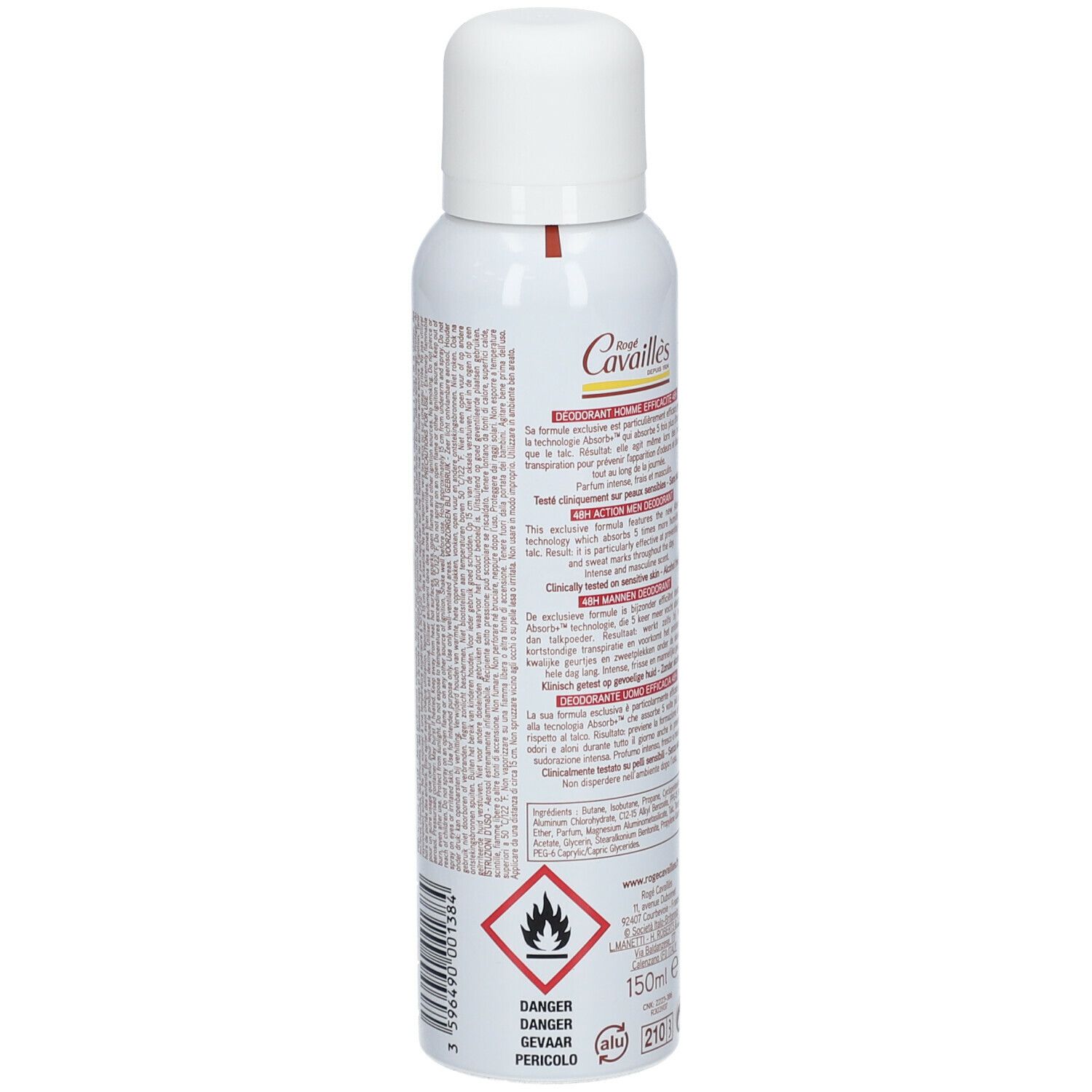 Rogé Cavaillès Homme déo-soin régulateur