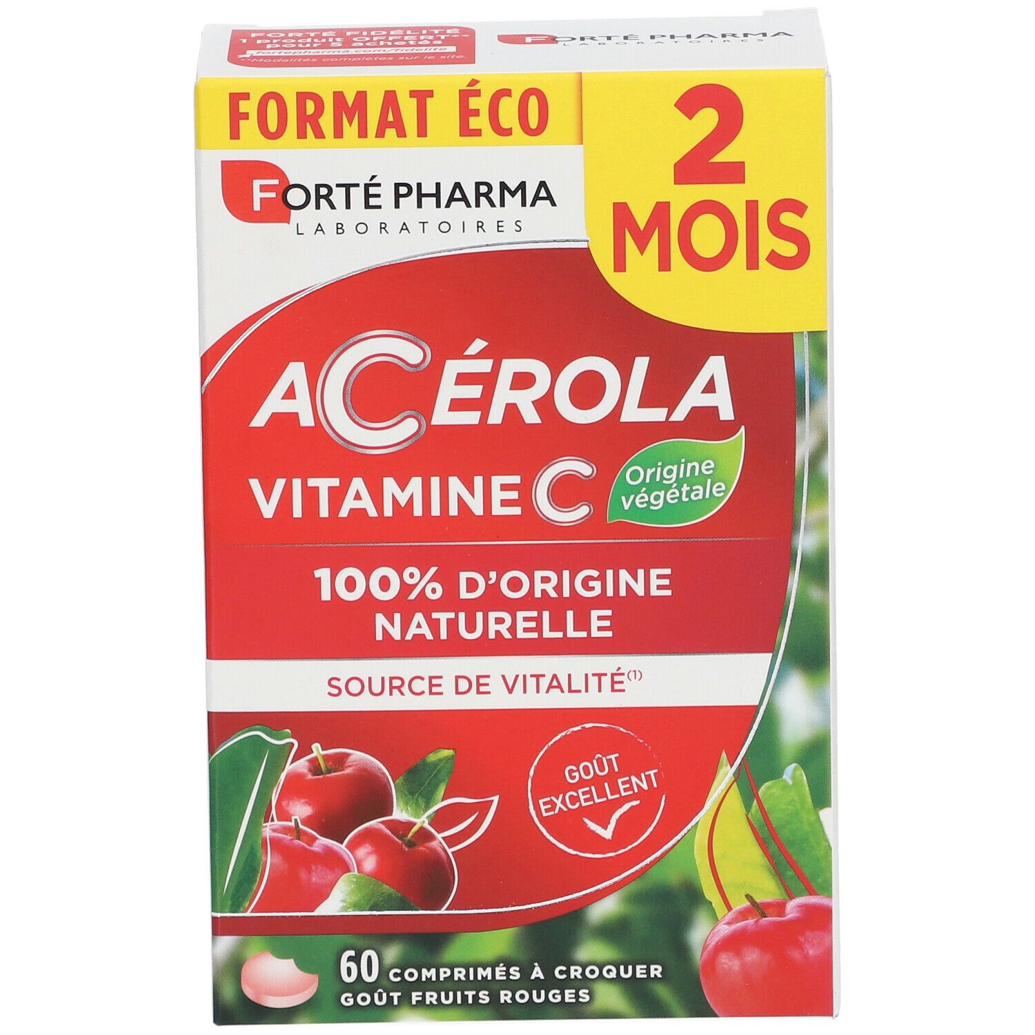 Forté Pharma Energie Acérola, Comprimé à croquer