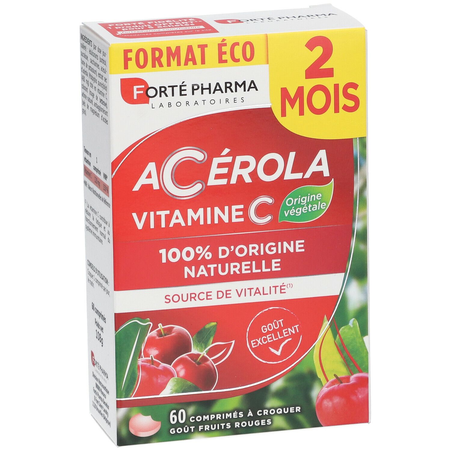 Forté Pharma Energie Acérola, Comprimé à croquer