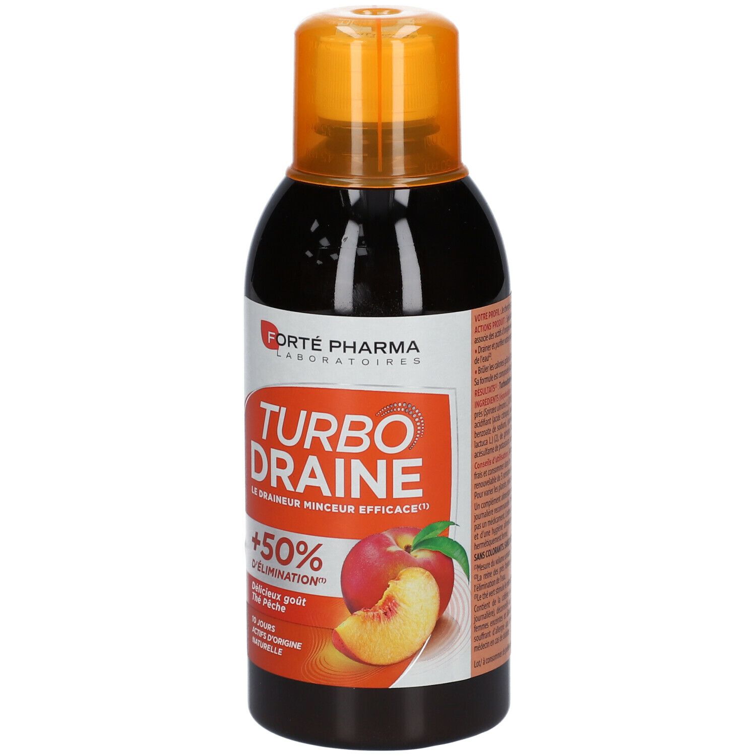 Forté Pharma Turbodraine minceur goût thé pêche