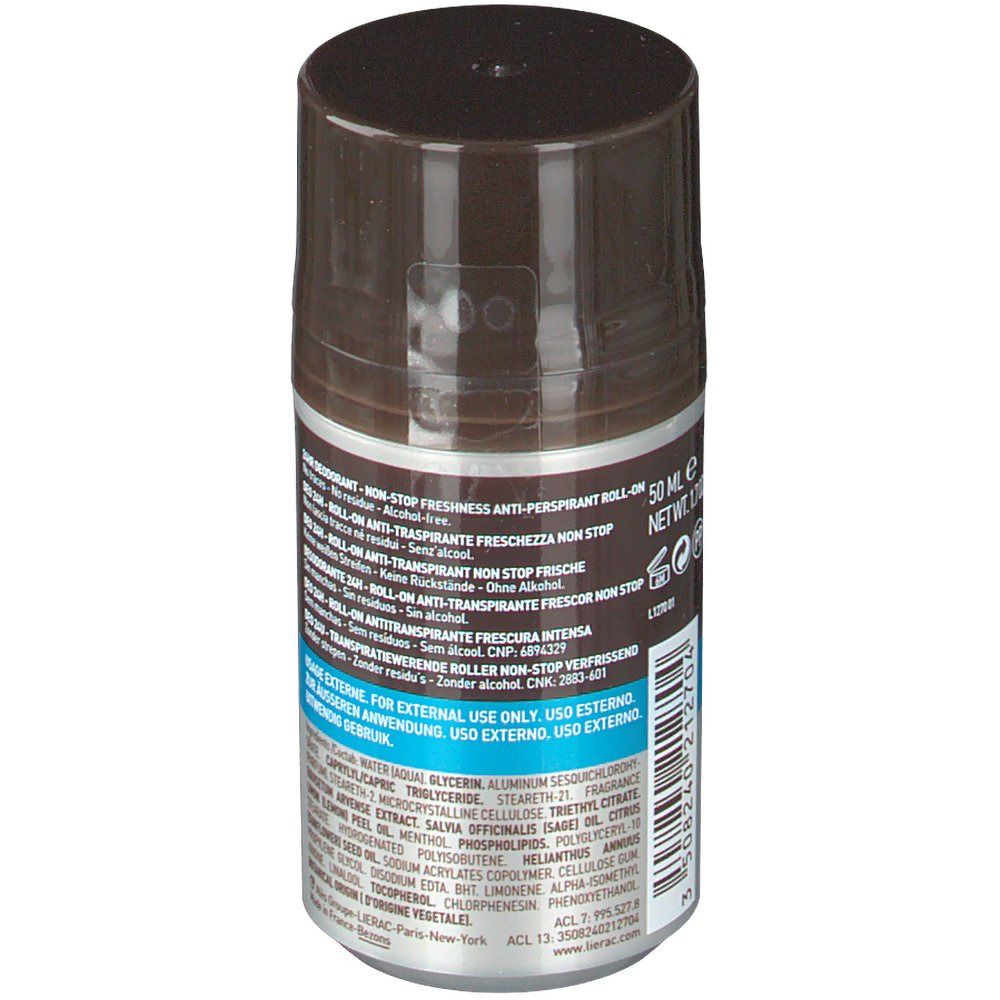 Lierac Homme déodorant fraîcheur non-stop