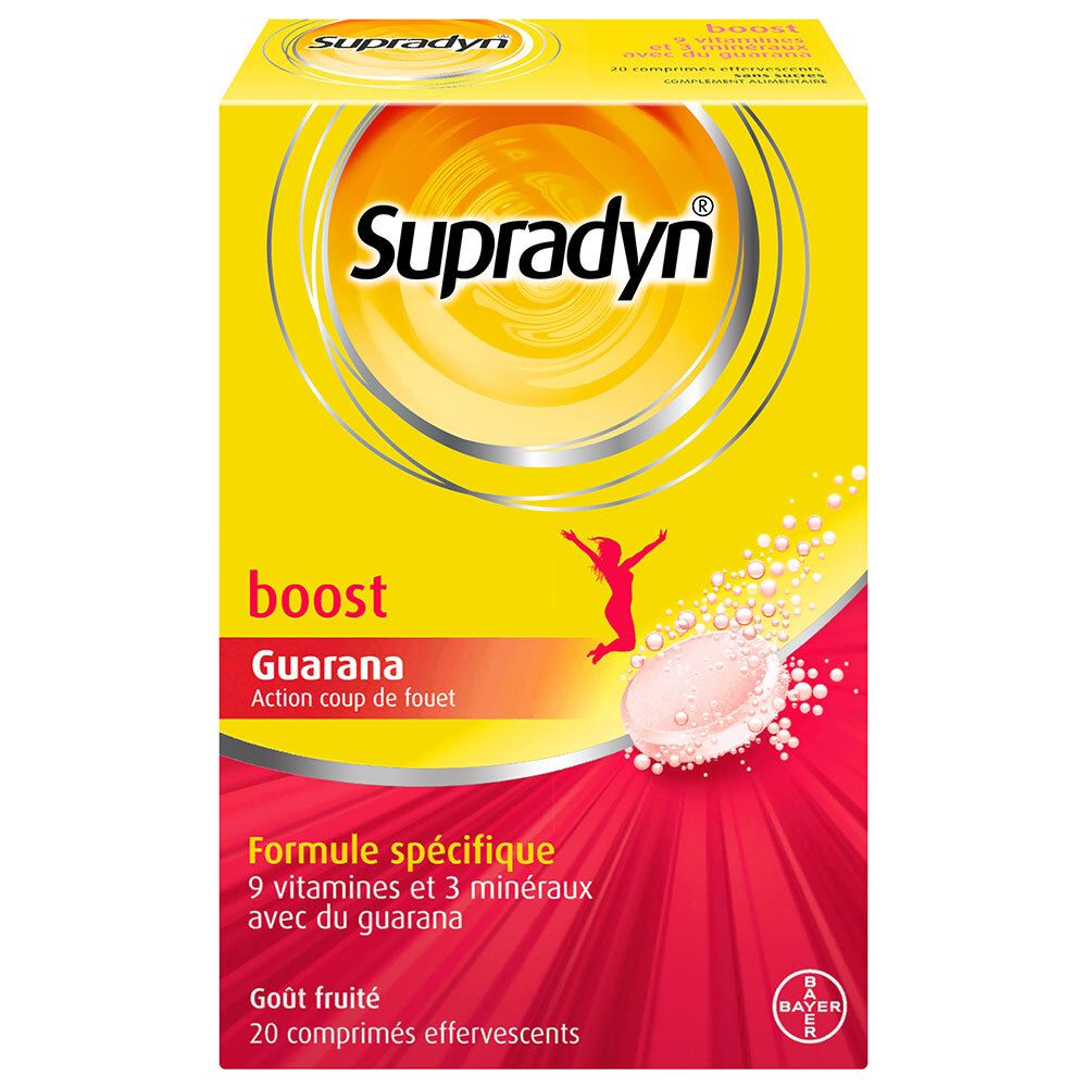 Supradyn Boost Vitamines et Minéraux effet coup de fouet