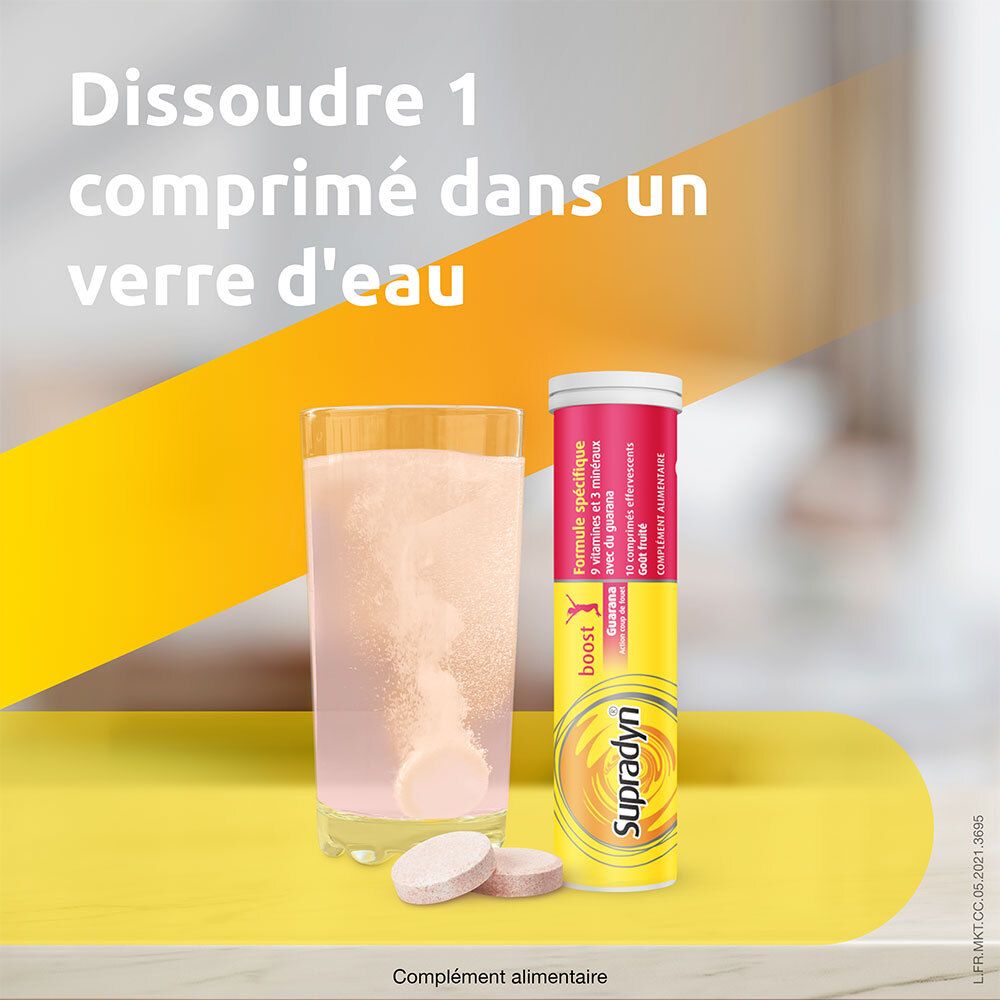 Supradyn Boost Vitamines et Minéraux effet coup de fouet