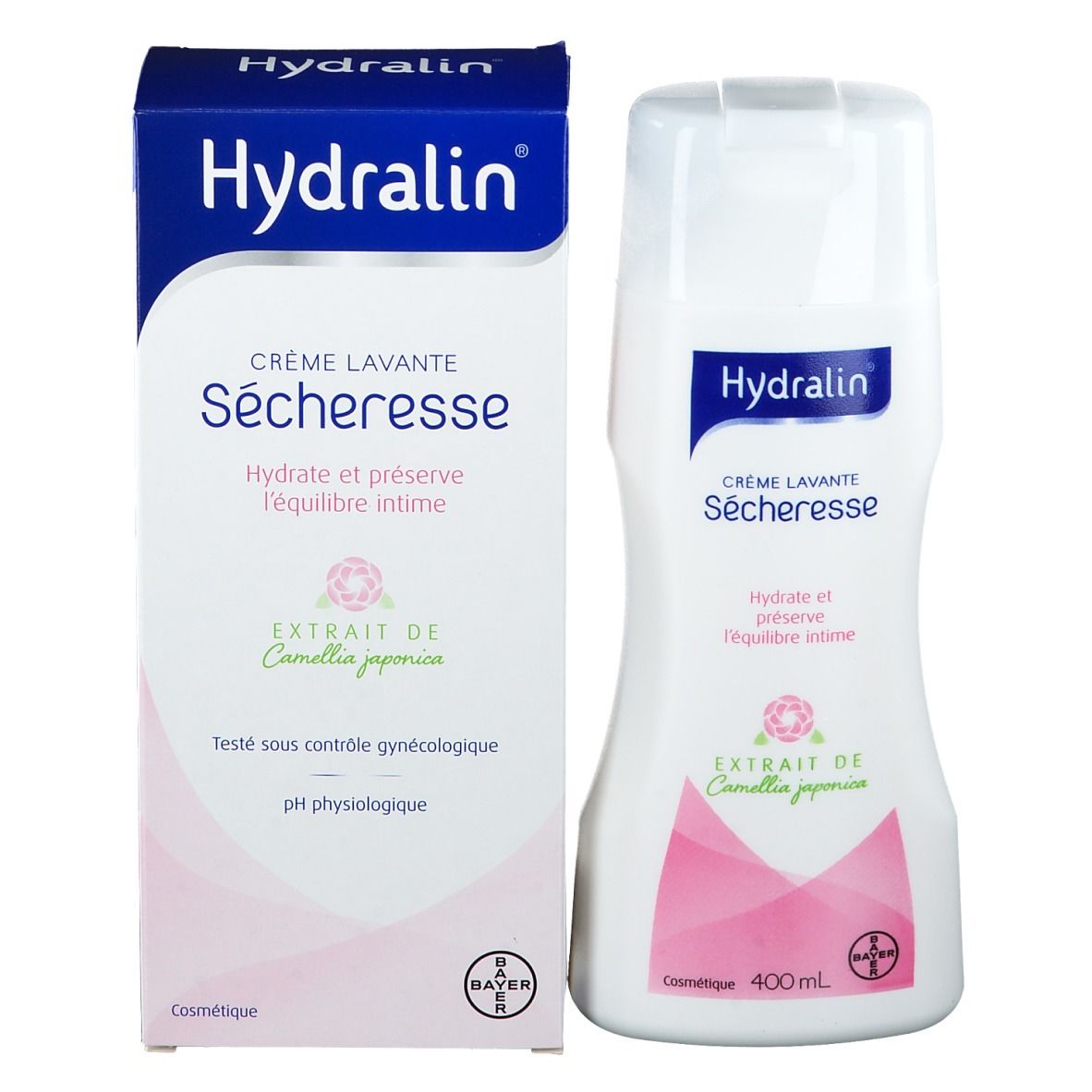 HYDRALIN - Sécheresse - Crème lavante - Hydrate et préserve l'équilibre  intime - 400ml