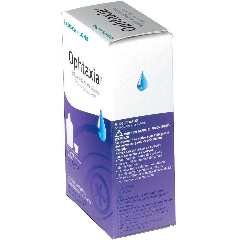 Ophtaxia solution oculaire + œillère