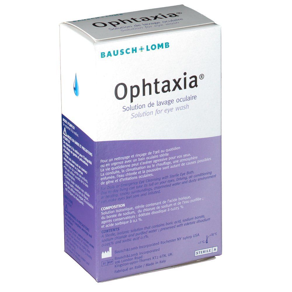 Ophtaxia solution oculaire + œillère