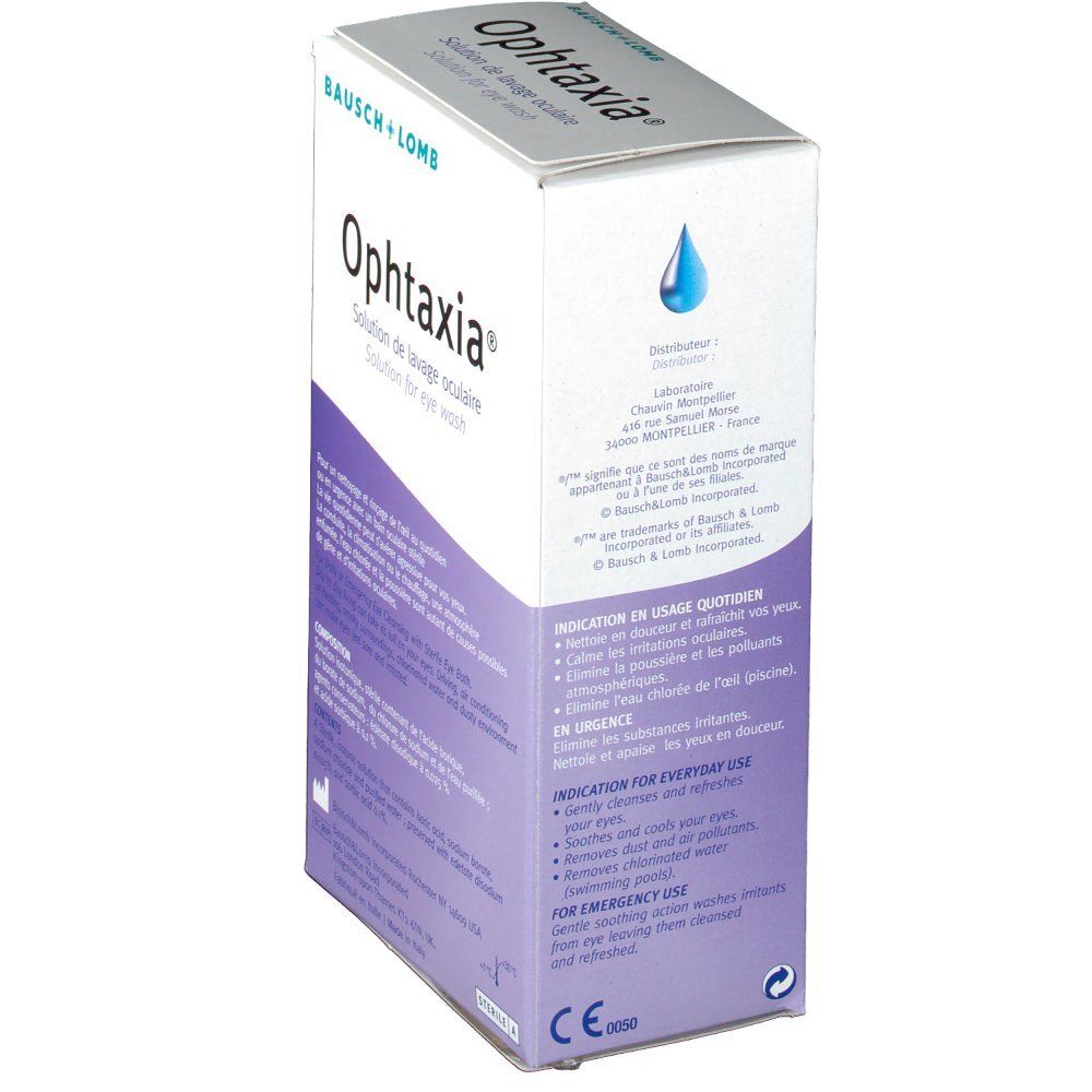 Ophtaxia solution oculaire + œillère