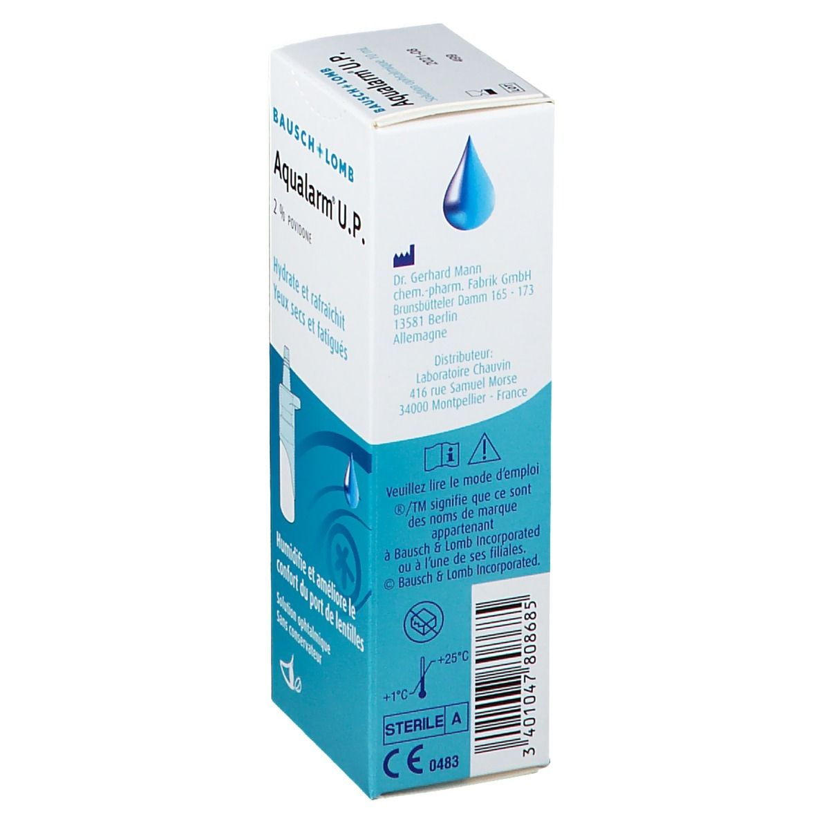 Aqualarm UP Yeux Sec - Inconfort Flacon 10ml