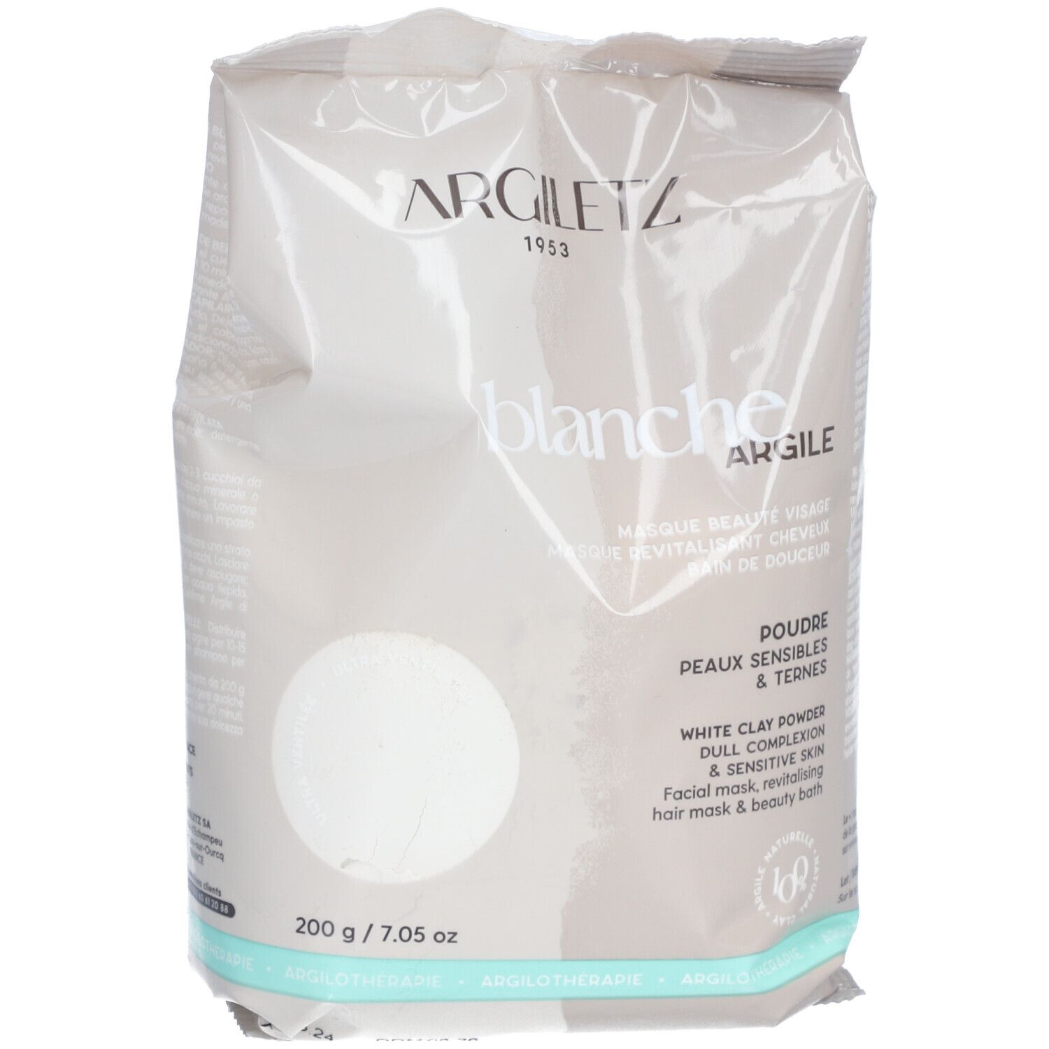 Argiletz Argile blanche ultra ventilée