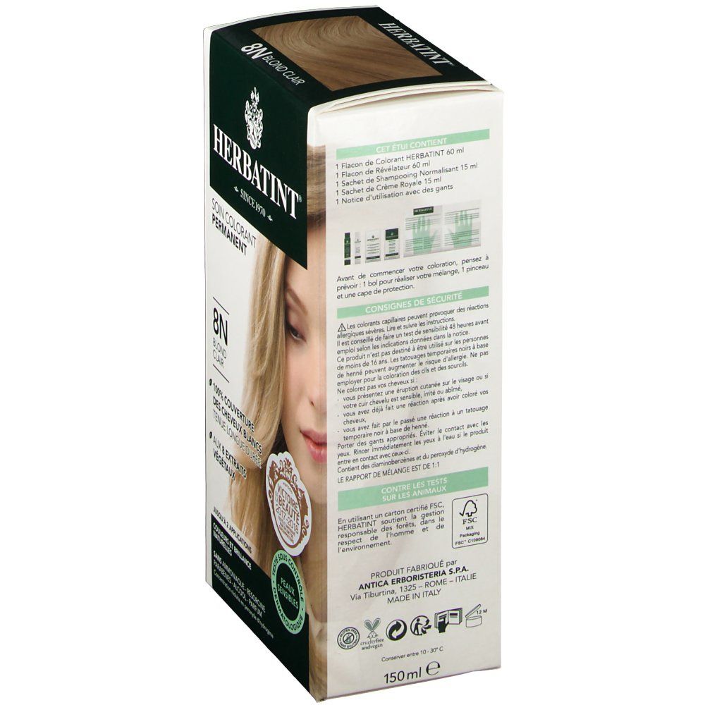 HERBATINT® teinture blond clair 8N