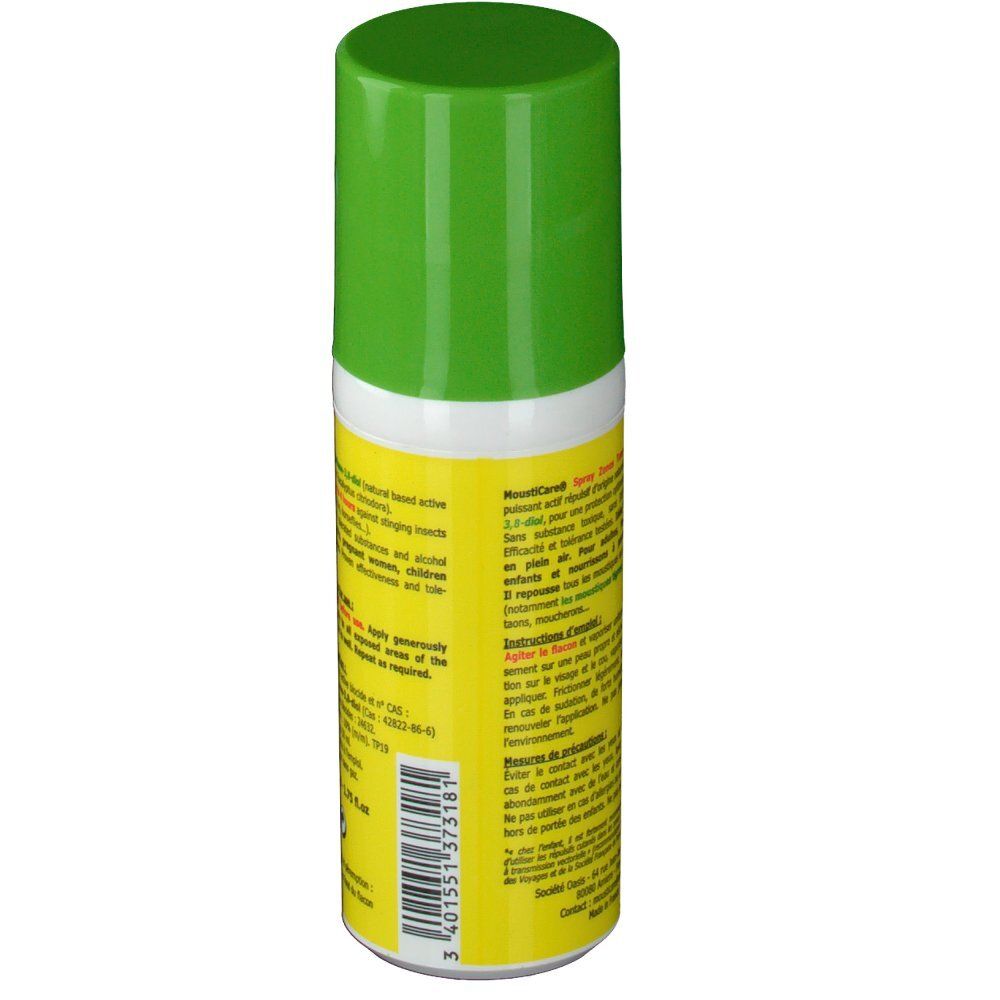 Mousticare® peau anti-moustiques zones tempérées