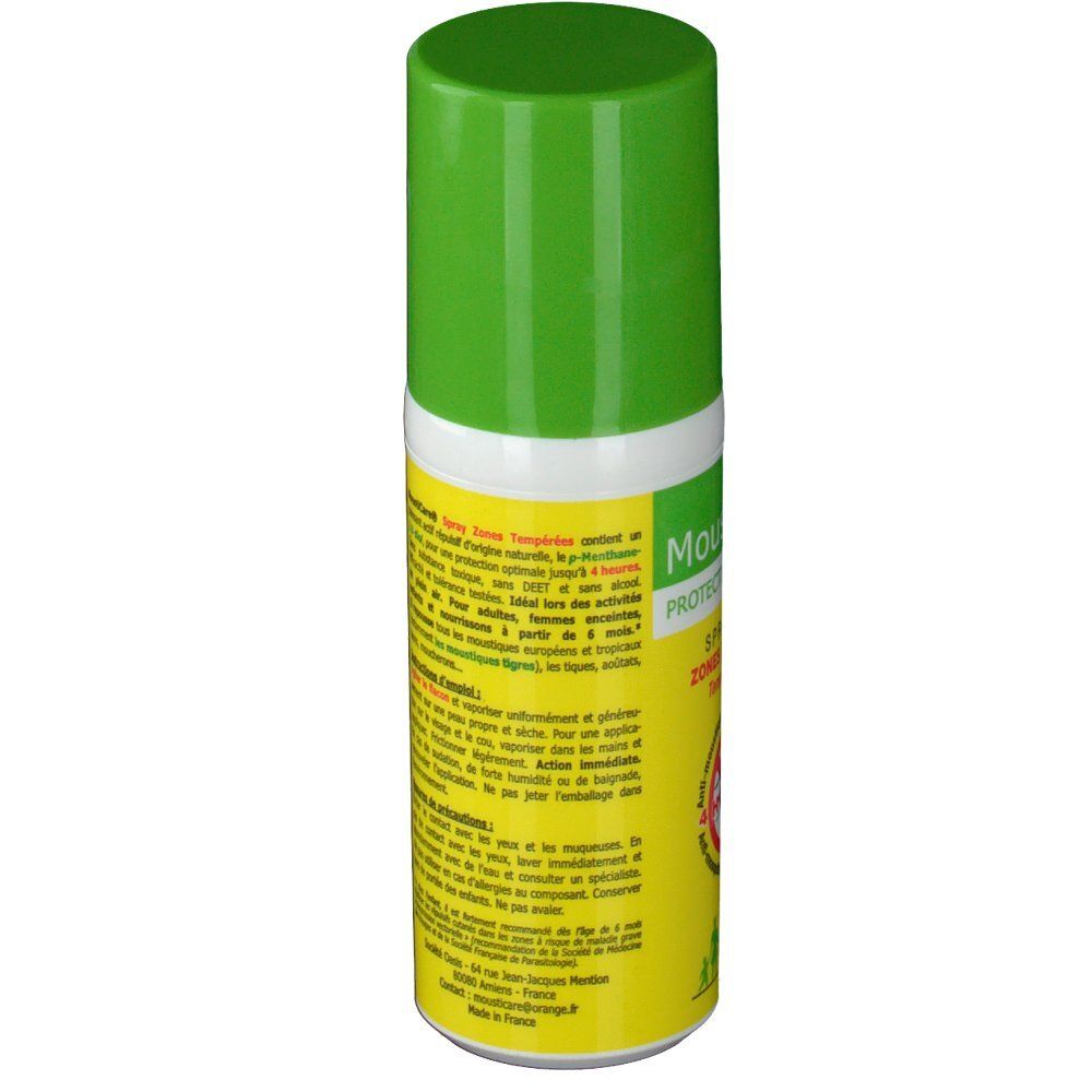 Mousticare® peau anti-moustiques zones tempérées