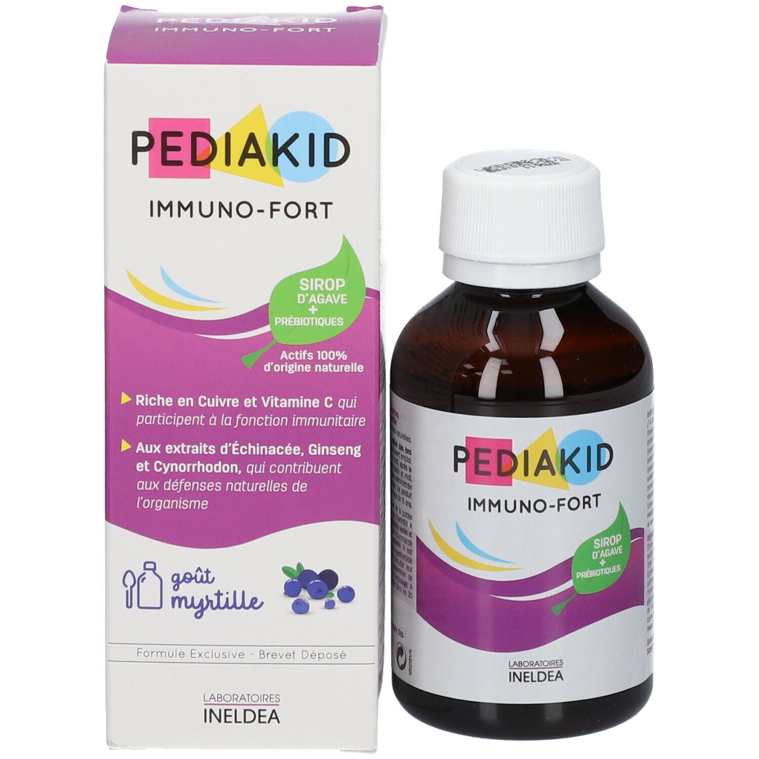 PEDIAKID® Sirop immuno-Fort à la myrtille