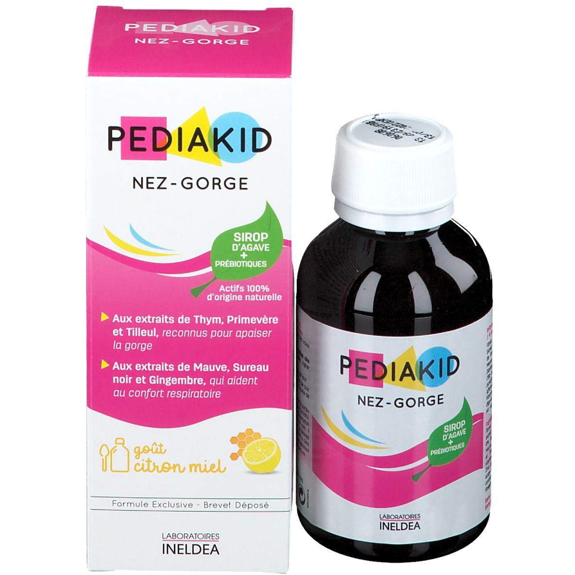 PEDIAKID Nez-Gorge sirop 125 ml - Pharma-Médicaments.com