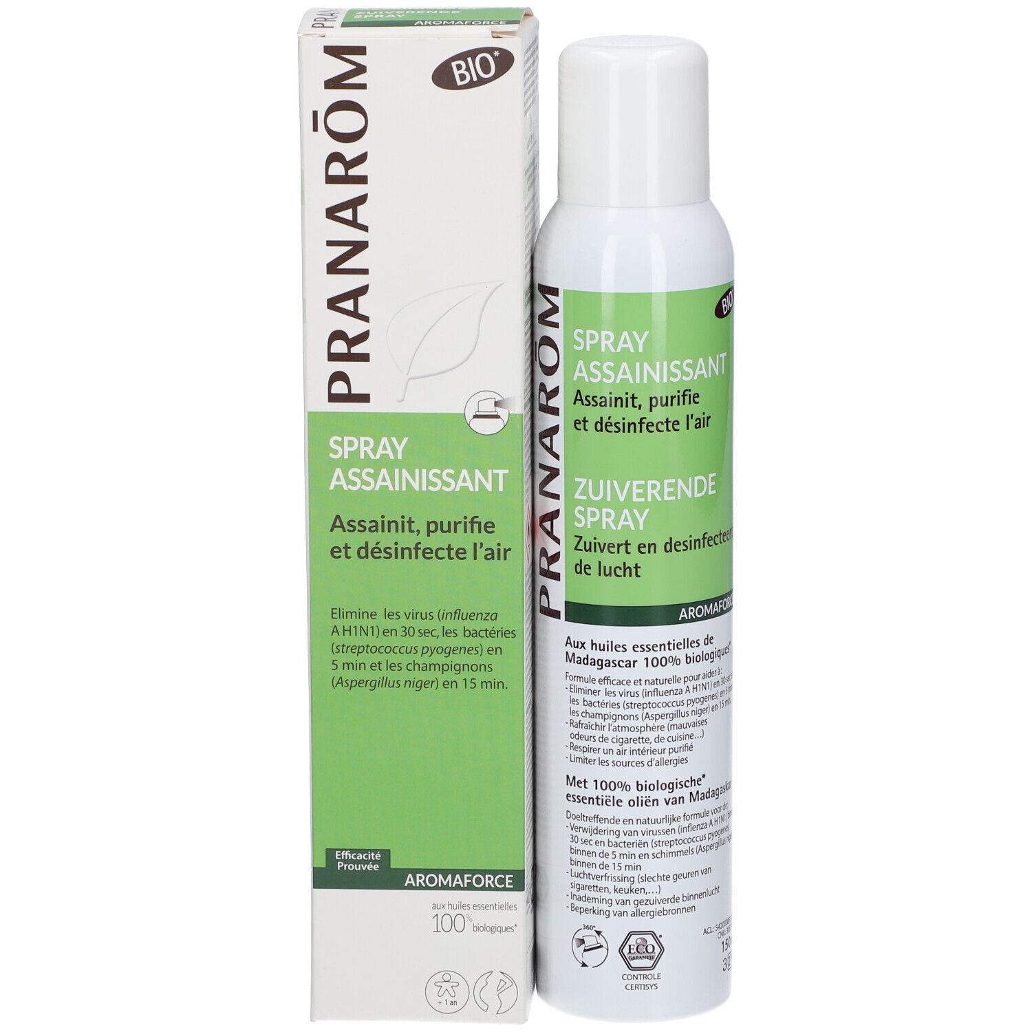 Pranarom Aromaforce spray assainissant bio