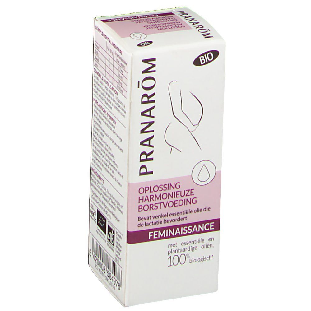 Pranarom Feminaissance allaitement harmonieux