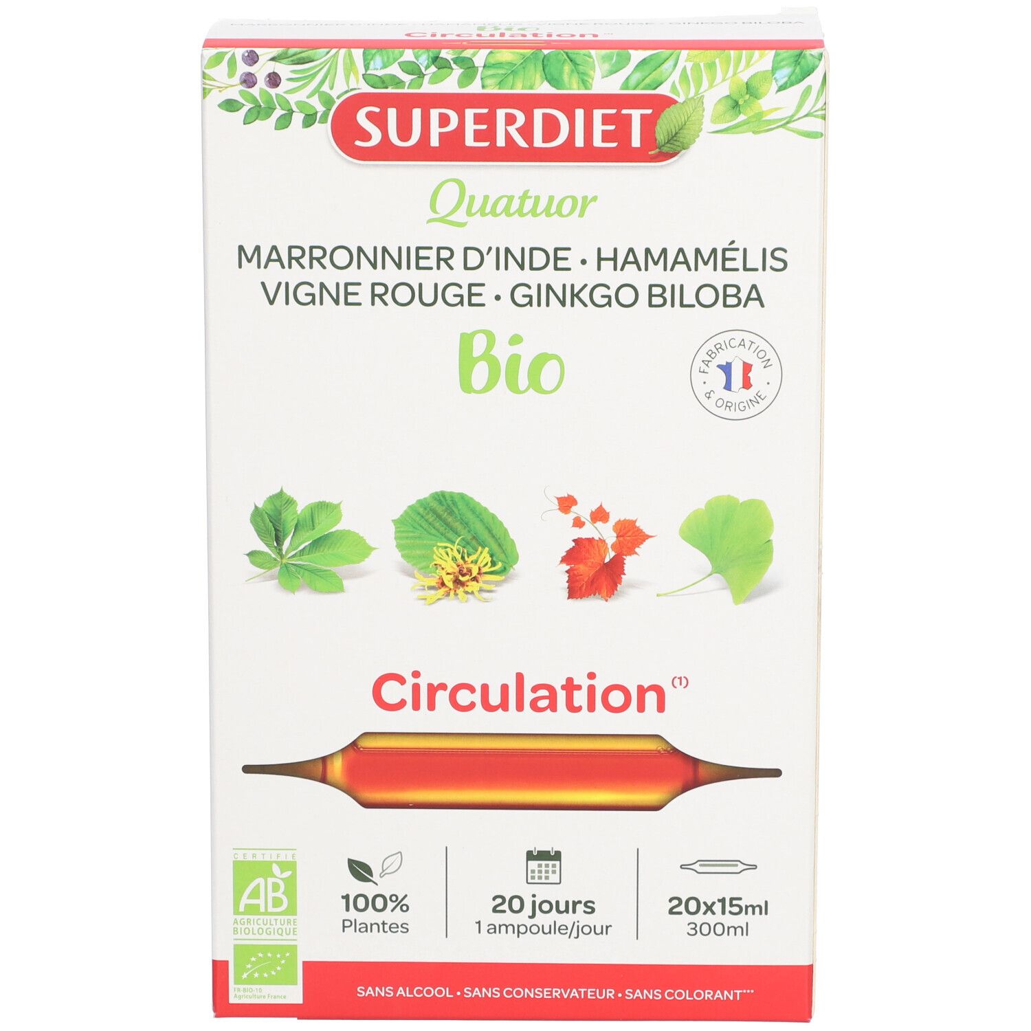Super Diet Quatuor Circulation bio