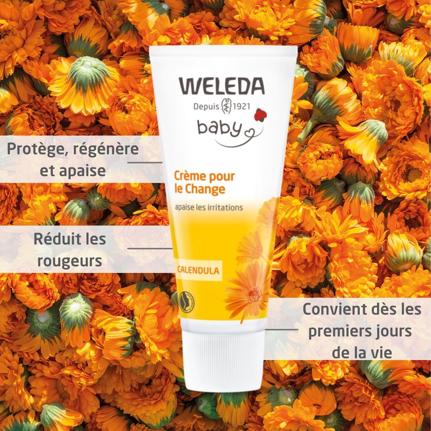 WELEDA Baby Crème Pour le Change au Calendula