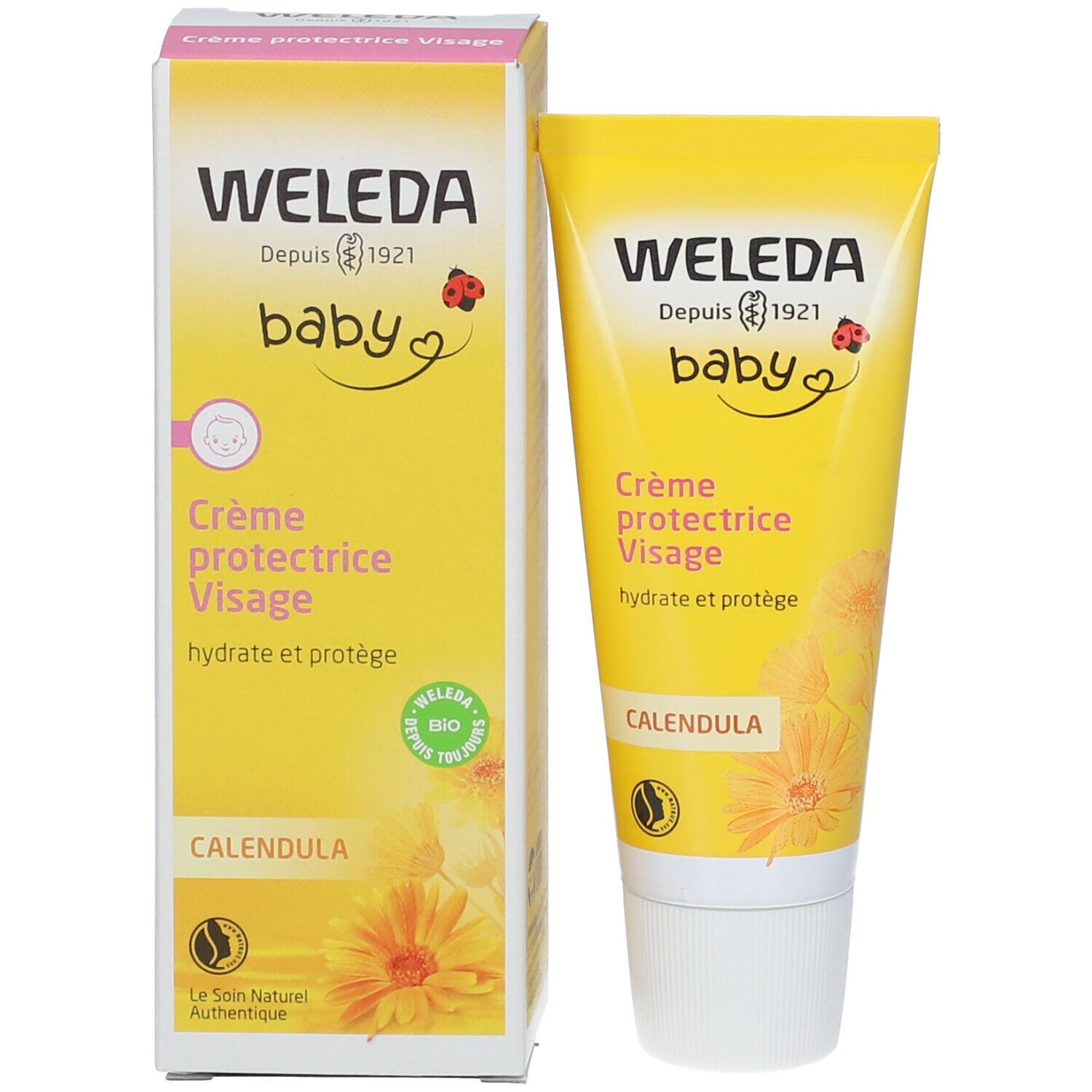 WELEDA Baby Crème protectrice Visage au Calendula Bio 50 ml - Redcare  Pharmacie