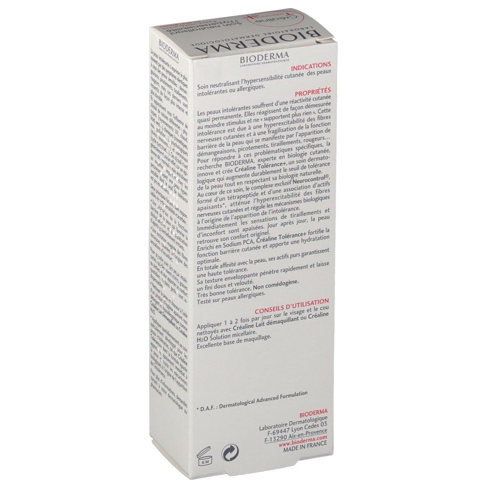Bioderma Créaline Tolérance +