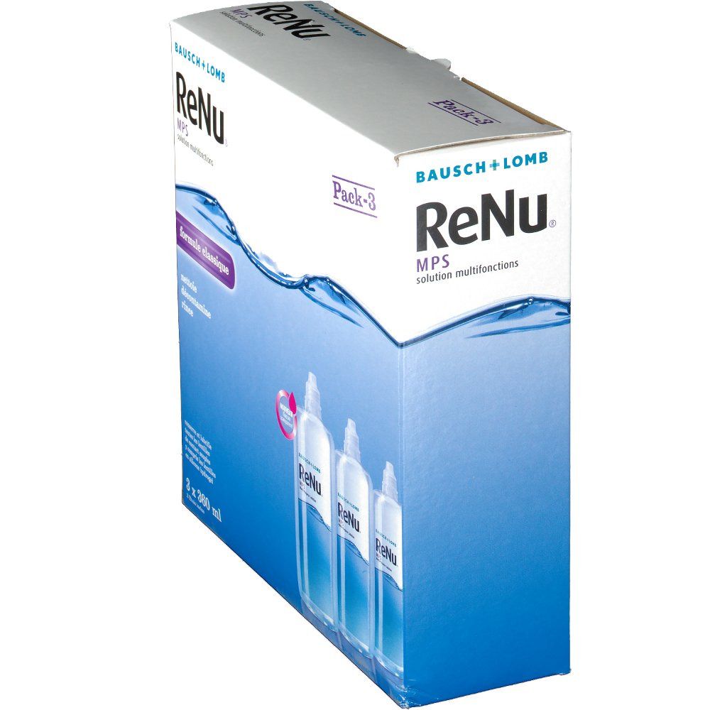 ReNu MPS Solution Multifonctions Pour Lentilles de Contact Souples Pack de 2