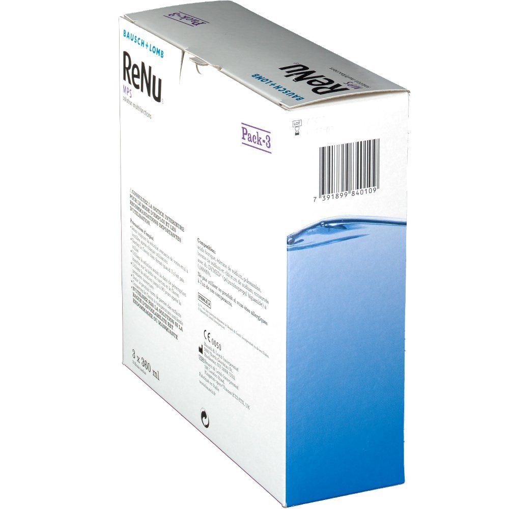 ReNu MPS Solution Multifonctions Pour Lentilles de Contact Souples Pack de 2