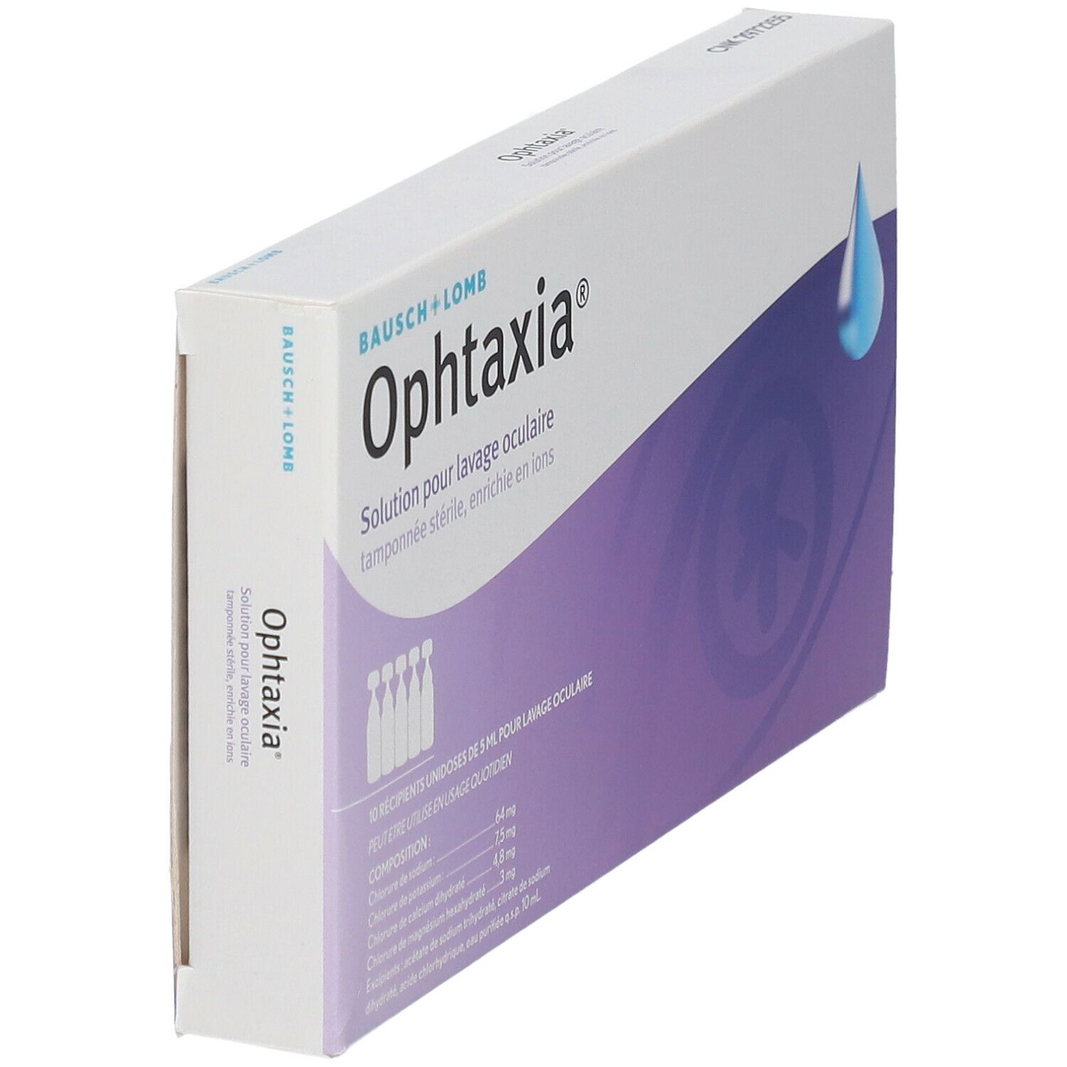 Ophtaxia Lavage Oculaire - 10 Unidoses