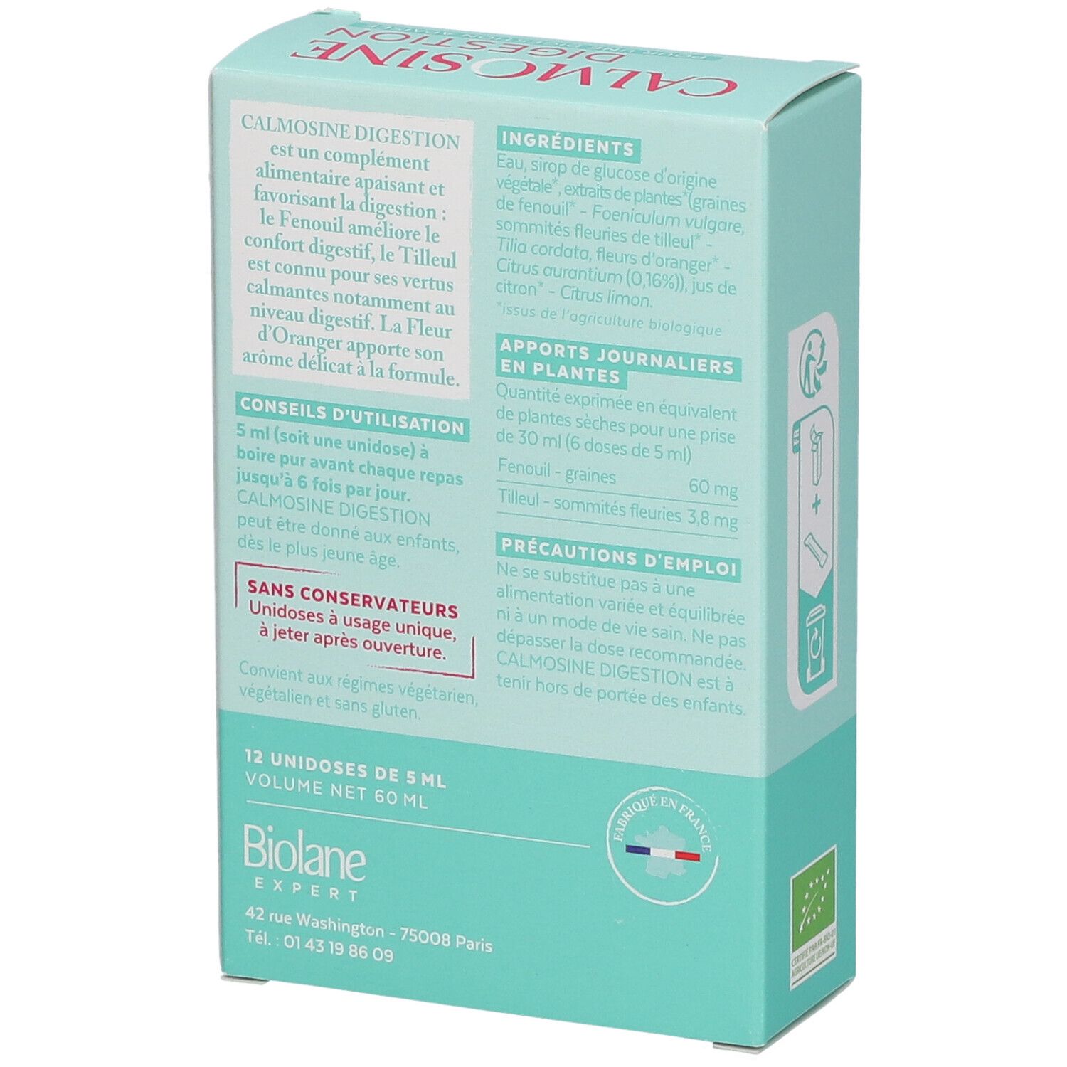 Calmosine Digestion Bio Boisson