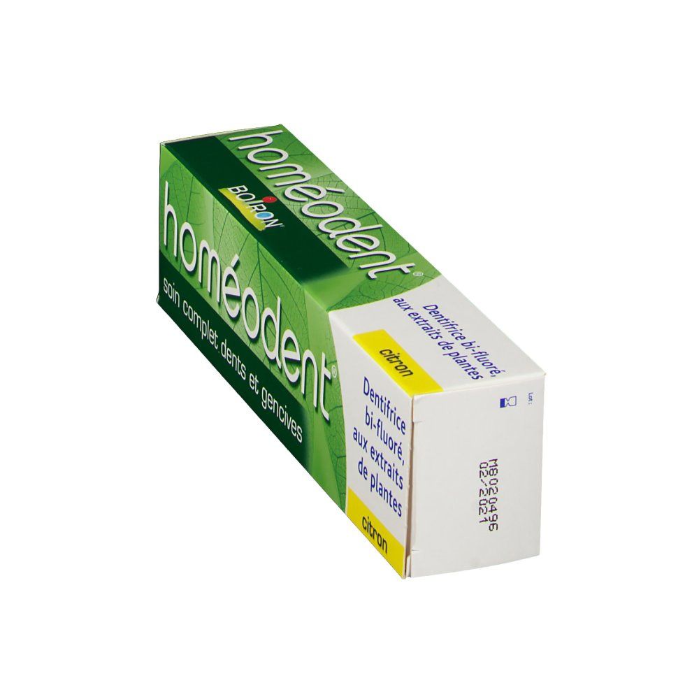 homéodent® Soin Complet Dents et Gencives Dentifrice Citron